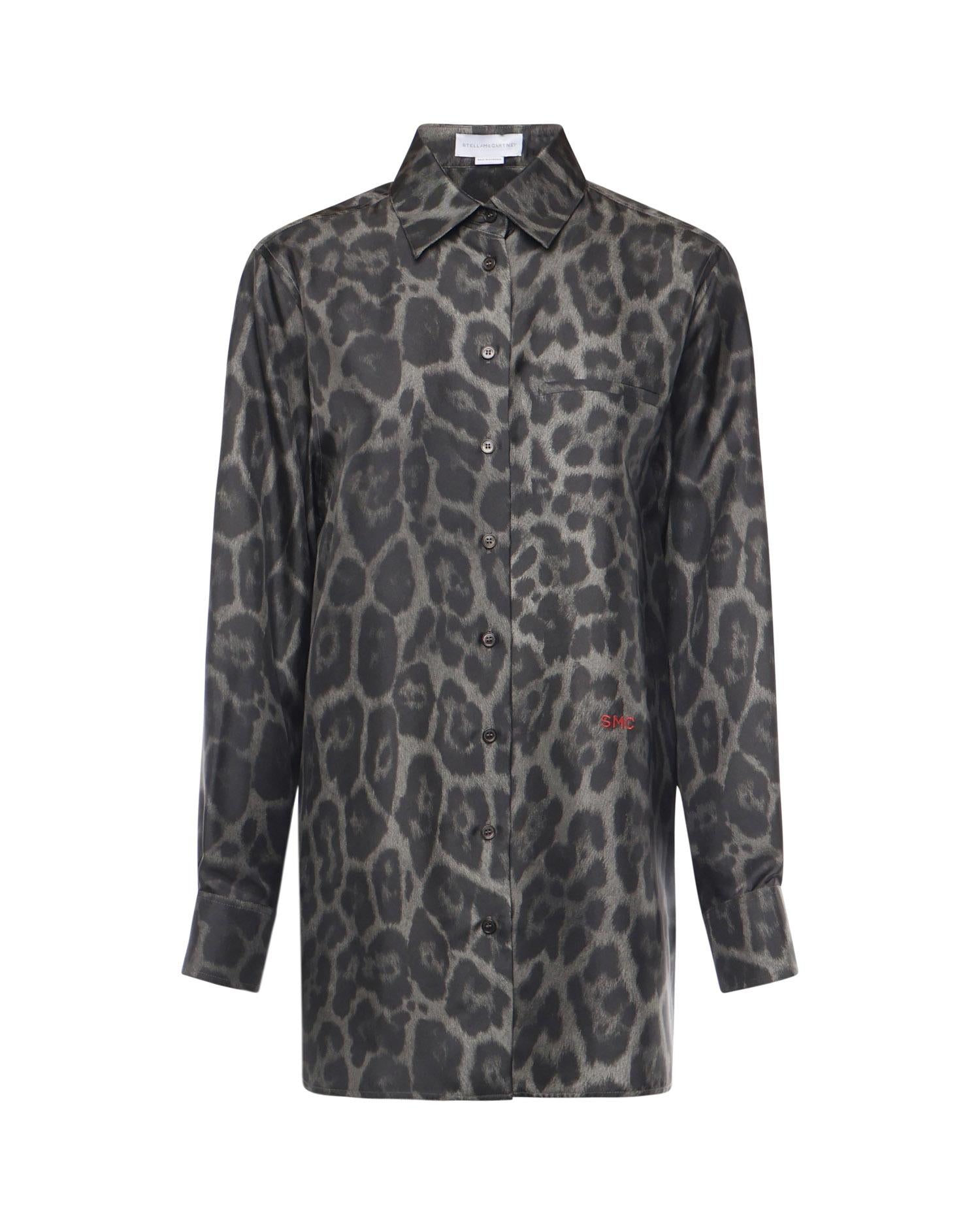 Camicia con stampa leopardo 620164 3GS2251230 STELLA McCARTNEY