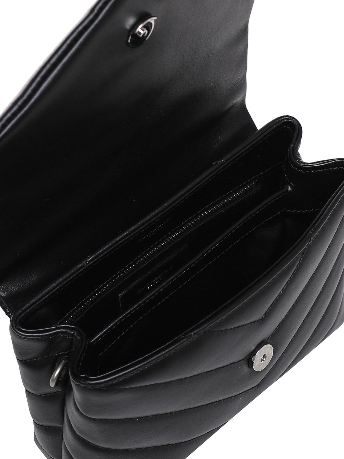 Borsa Loulou Toy in pelle matelassé 678401 DV7061000 SAINT LAURENT