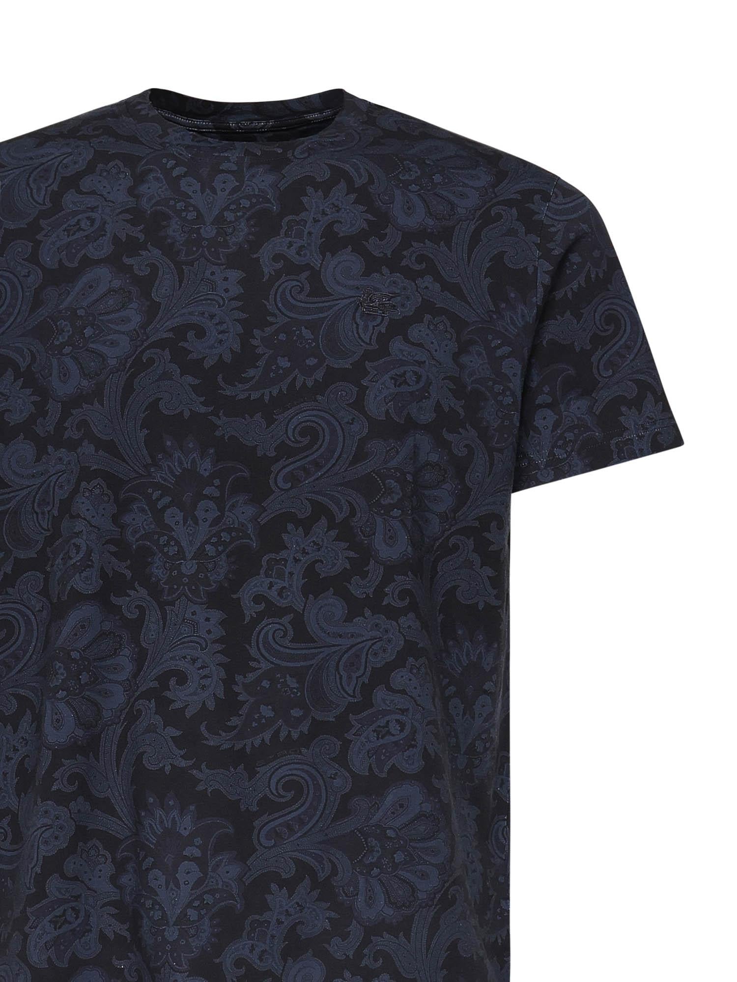 T-shirt con stampa floreale MRMA0002 AK584X0883 ETRO