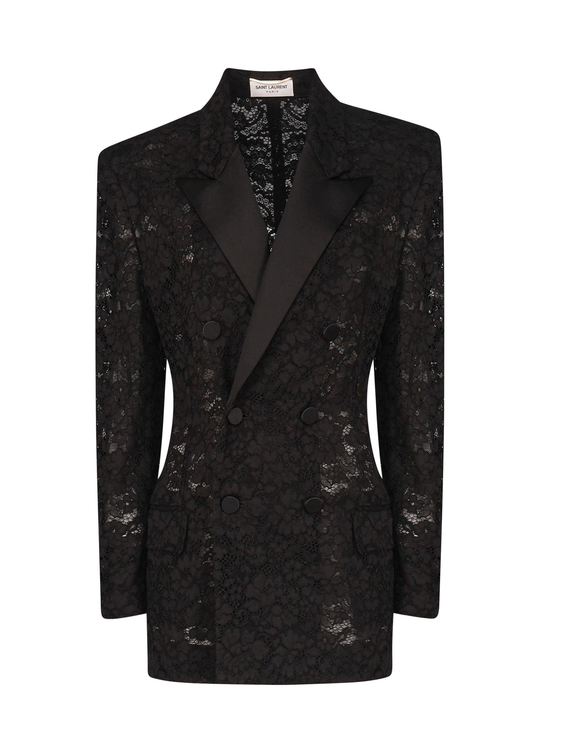 Blazer smoking doppiopetto 802140 Y9I521000 SAINT LAURENT