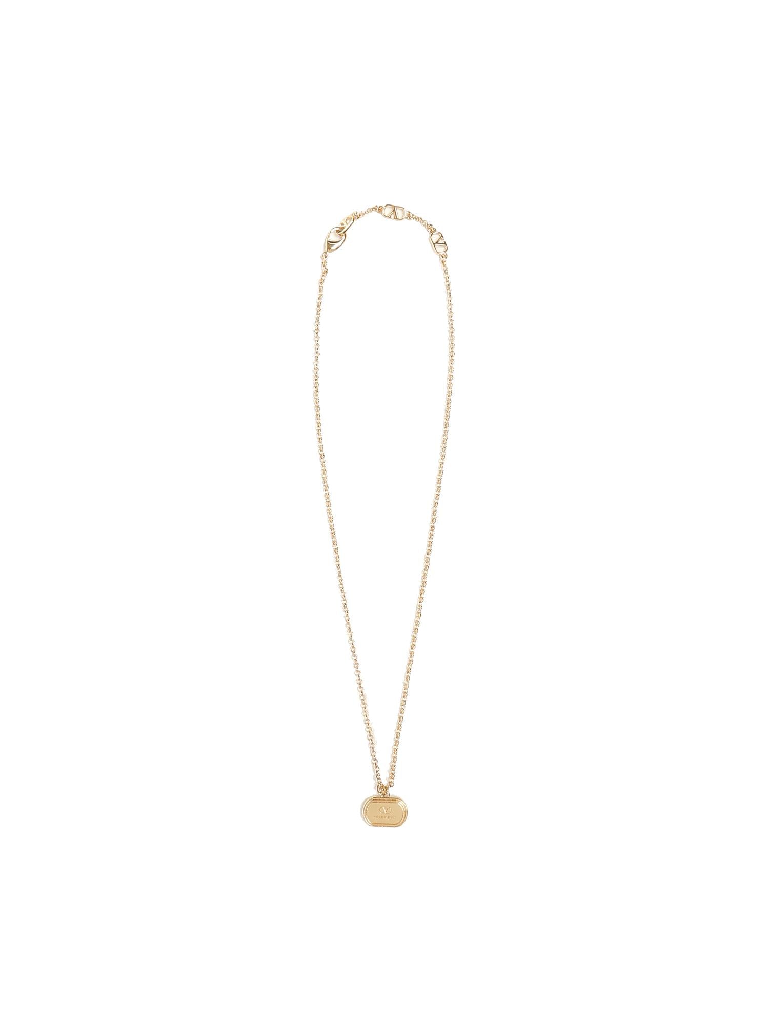 Collana Ovalette con smato e cristallo 6W2J0X87 VTIRG5 VALENTINO GARAVANI