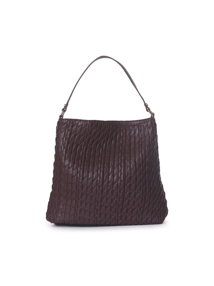 Borsa tote Rossy intrecciata 73BS6LW02 ROSSYBORDEAUX V° 73