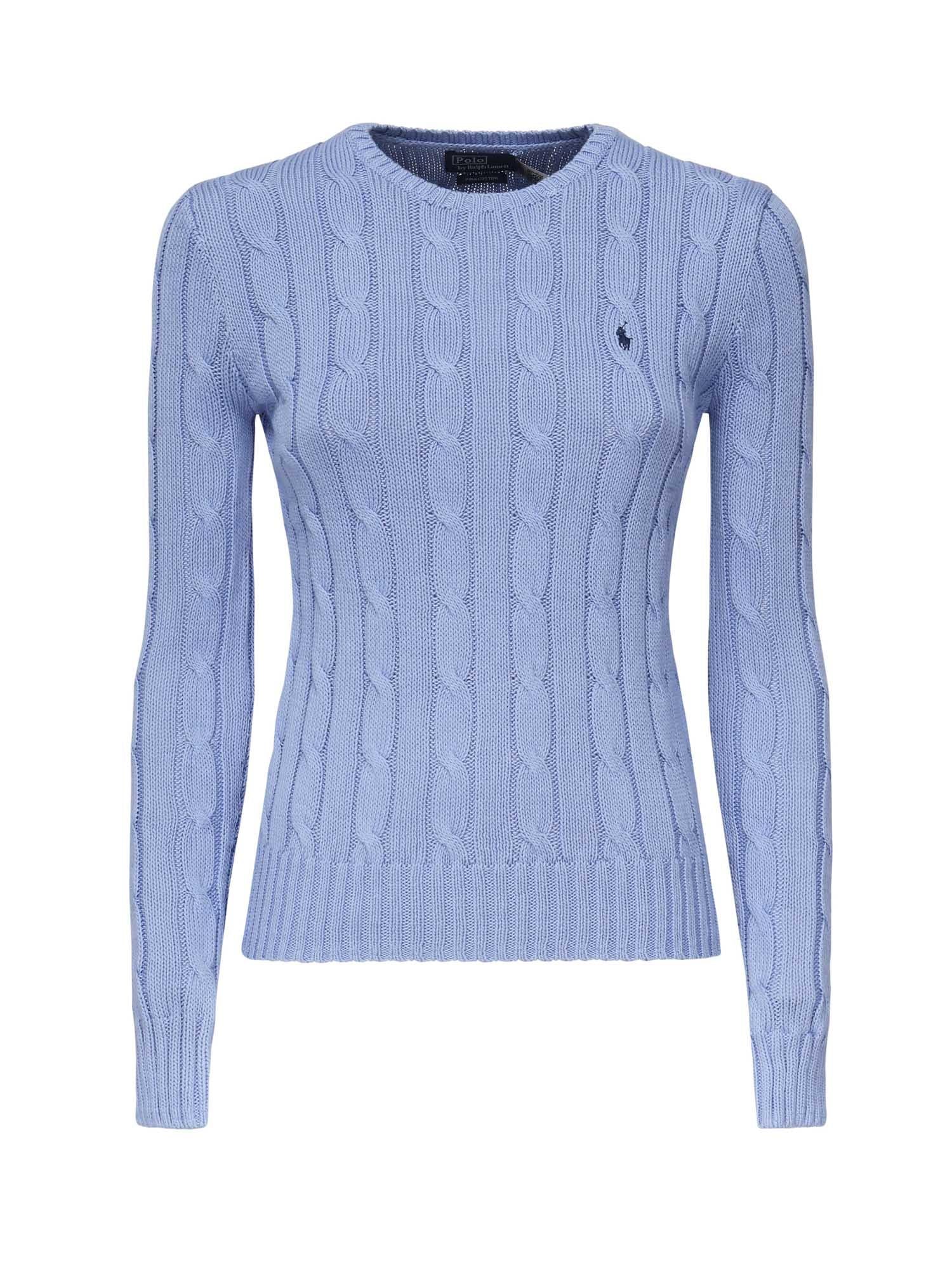 Maglia a trecce Julianna con logo 211891640003 POLO RALPH LAUREN