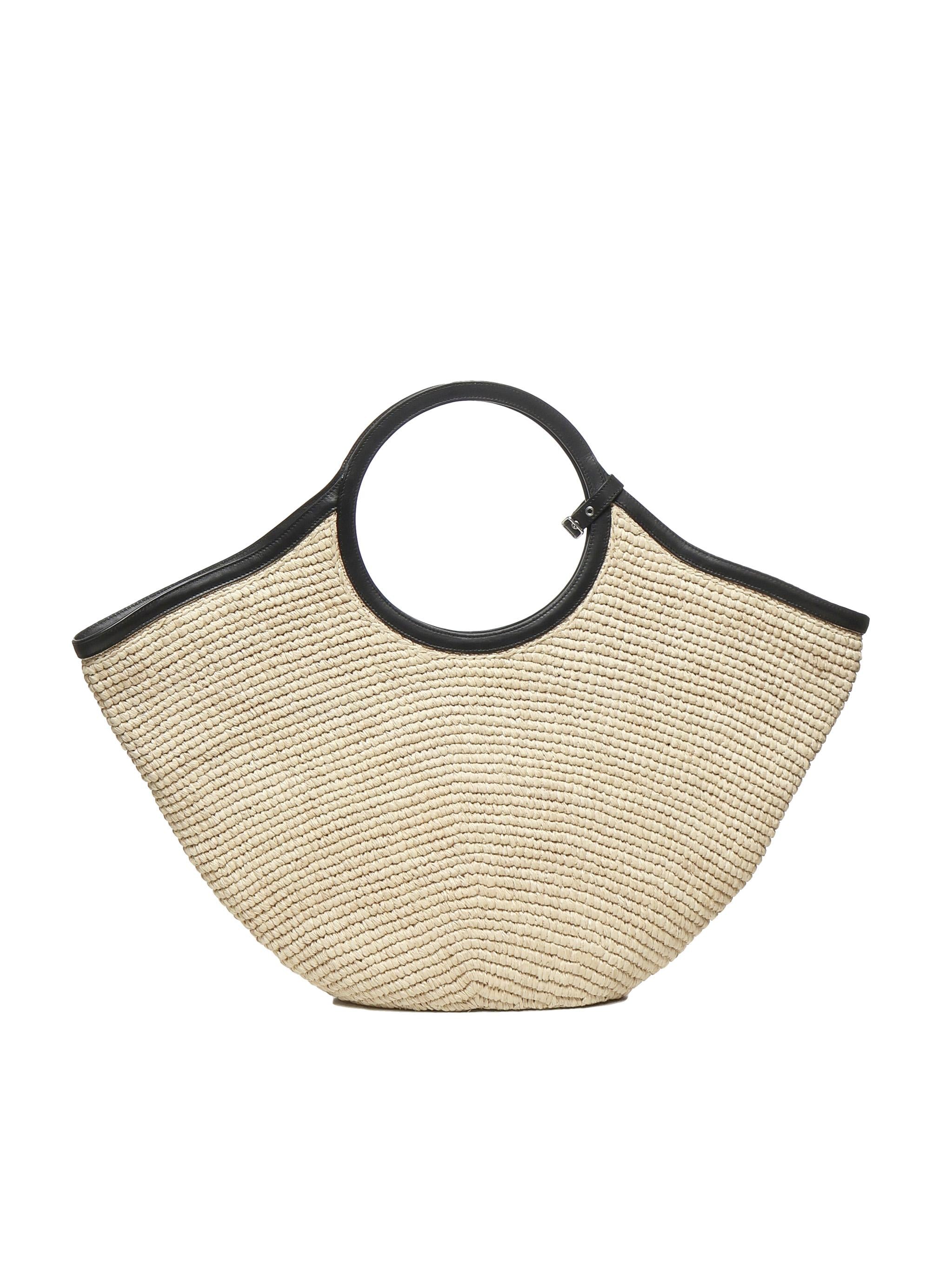 Tote bag Holy in rafia 225GSA174RA0001 0079 COURREGES