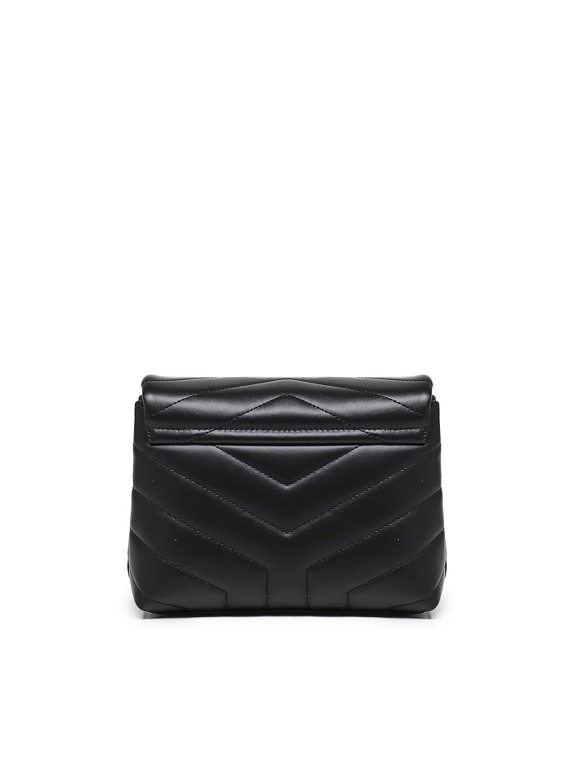 Borsa Loulou Toy in pelle matelassé 678401 DV7061000 SAINT LAURENT
