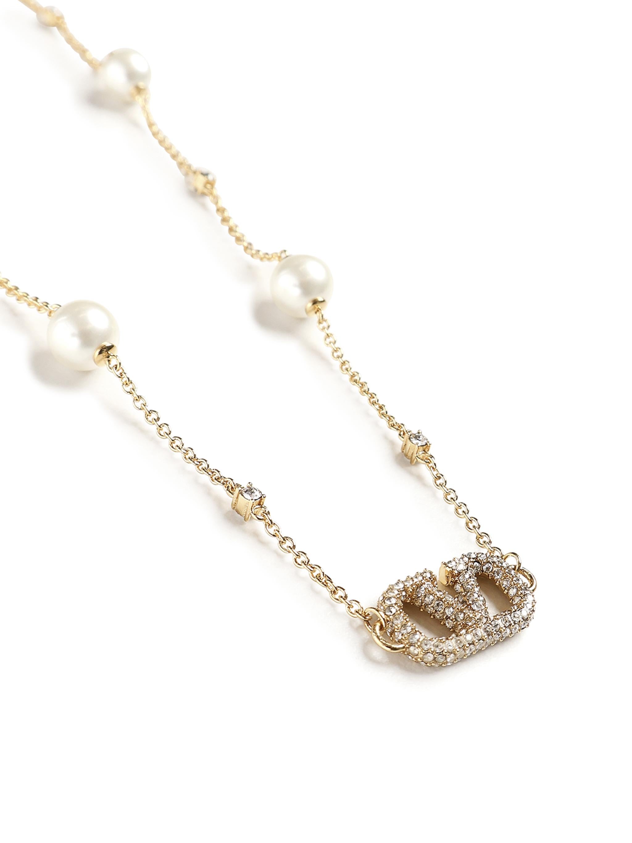 Collana VLogo Signature con perle 5W2J0W72 QVSY49 VALENTINO GARAVANI