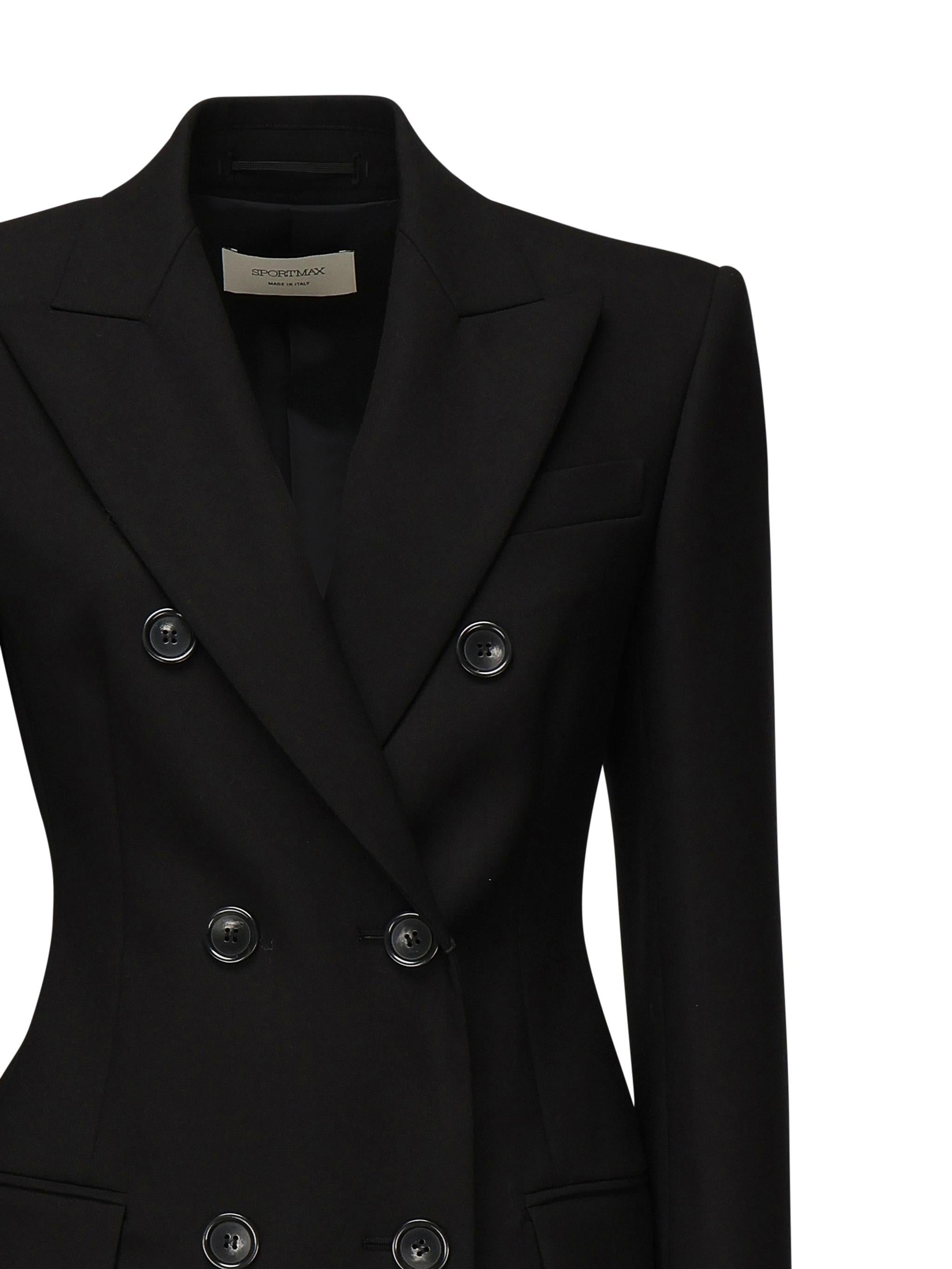 Blazer doppiopetto in lana stretch 2512041021600 003 SPORTMAX 