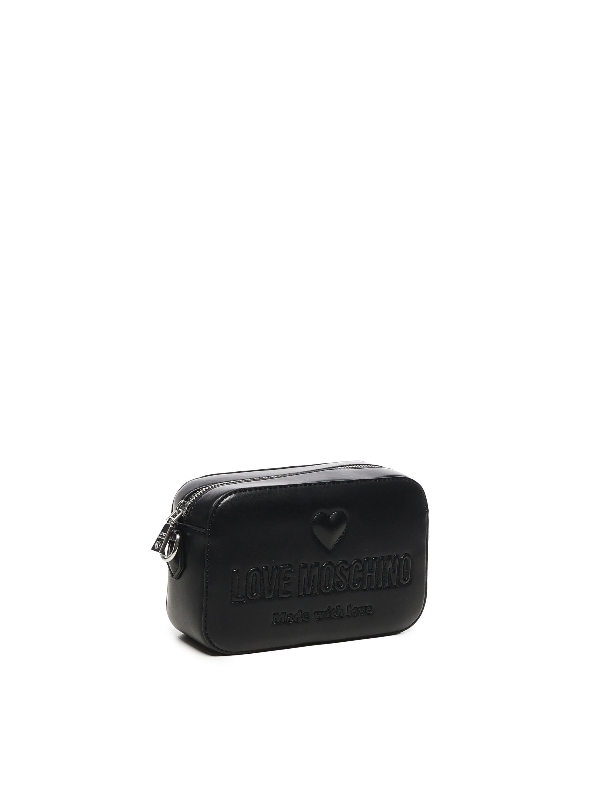 Borsa a tracolla con logo JC4220PP0MKF0 00B LOVE MOSCHINO 
