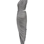 Abito midi cut-out asimmetrico AA9R1330J050B 859 ALAIA 