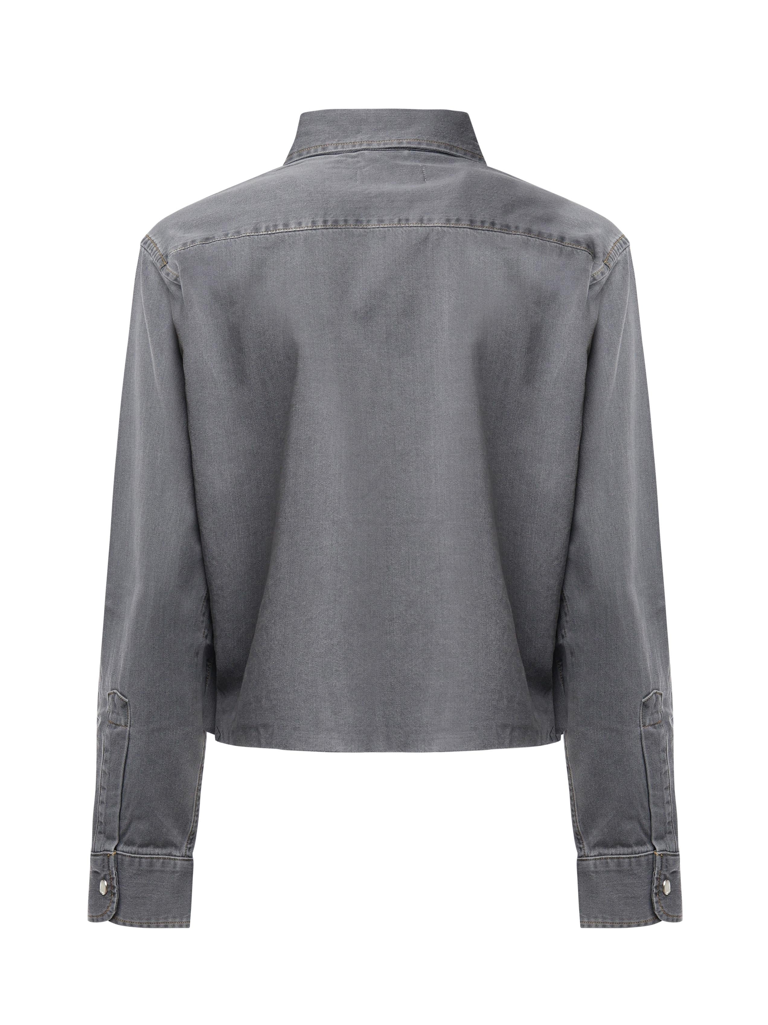 Camicia in chambray GWC122 15MPF0031 MIU MIU 