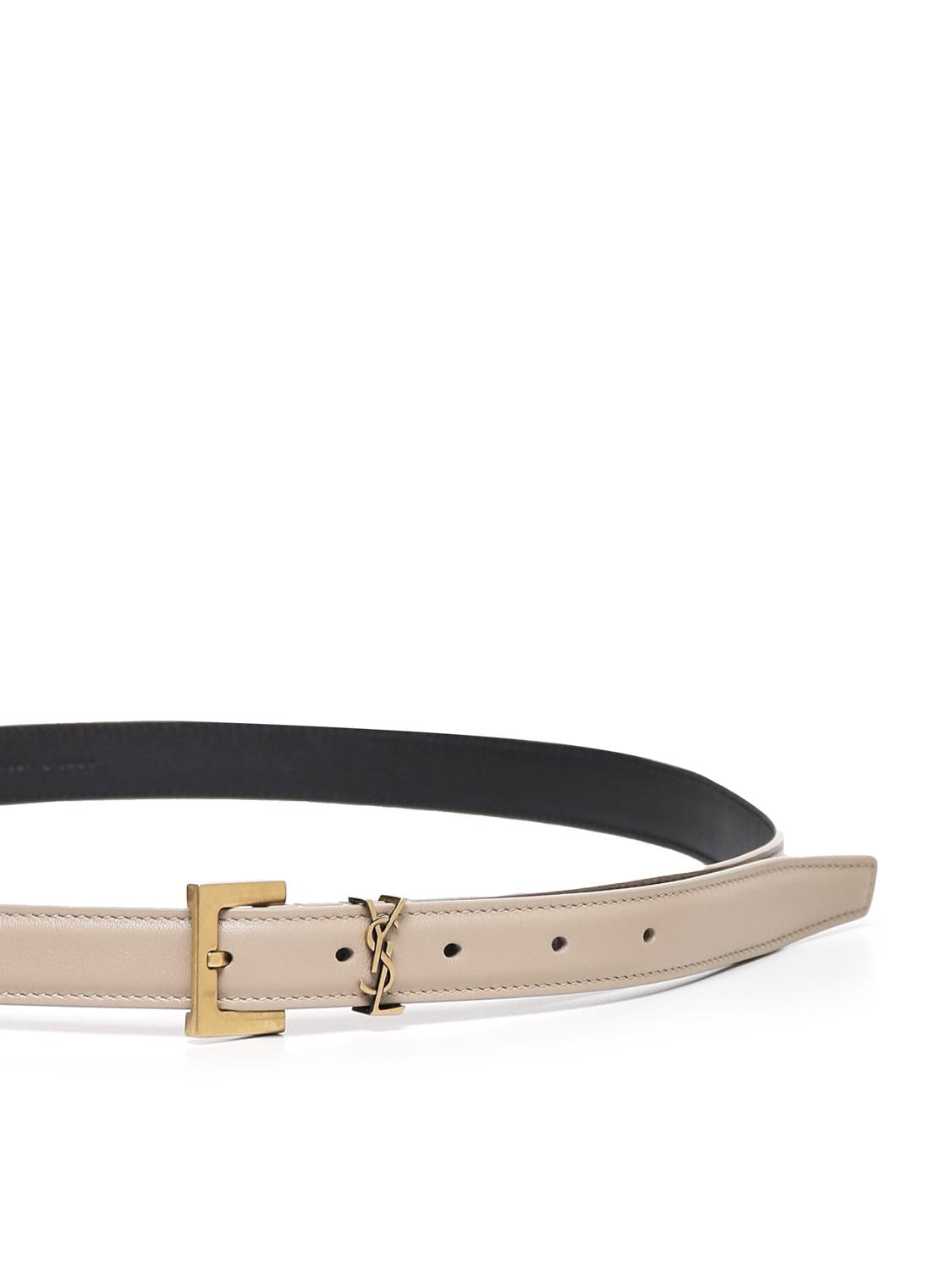 Cassandre cintura sottile in pelle 554465 BOO0W2721 SAINT LAURENT 