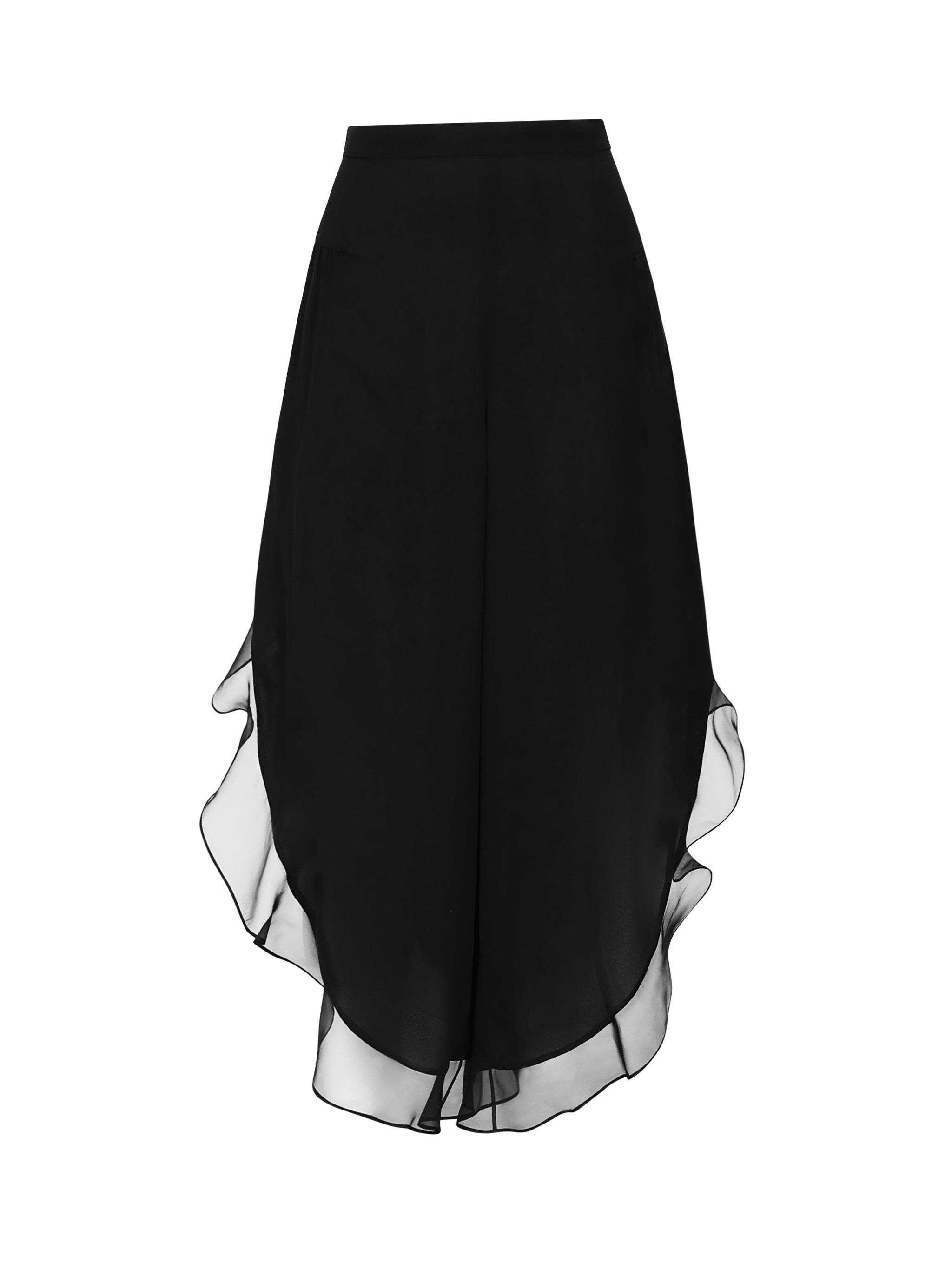Pantaloni Balloon in Georgette 6B0RB6E0 1MH0NO VALENTINO GARAVANI 