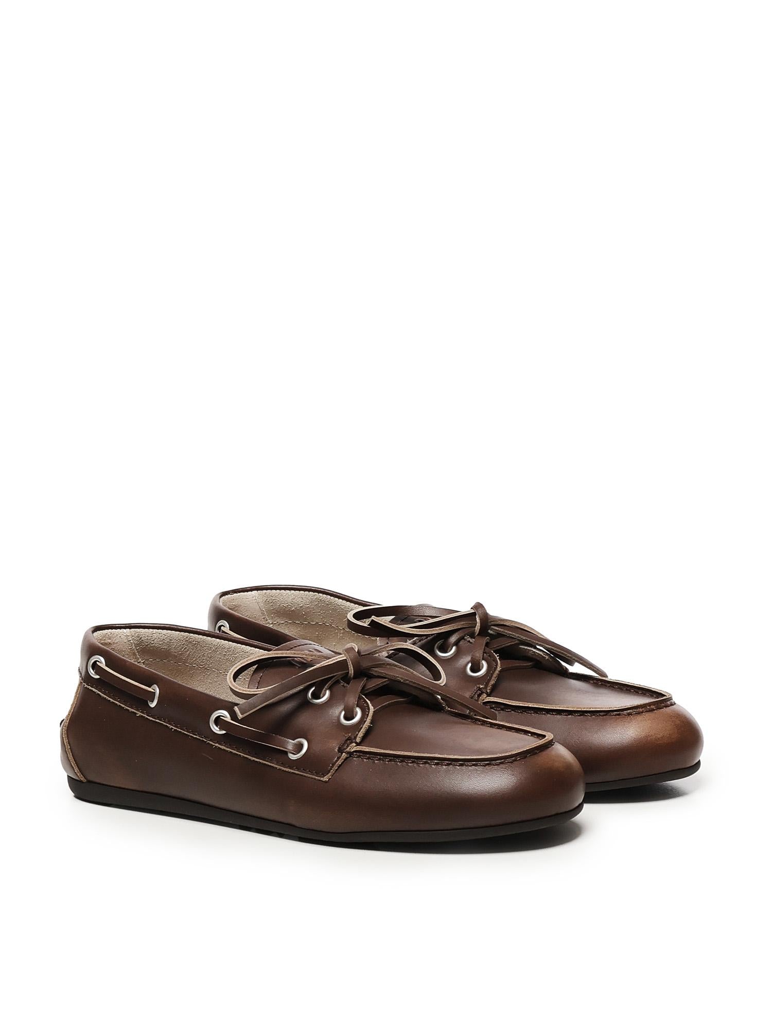 Mocassini in pelle 5D123E 3F33F0038 MIU MIU 