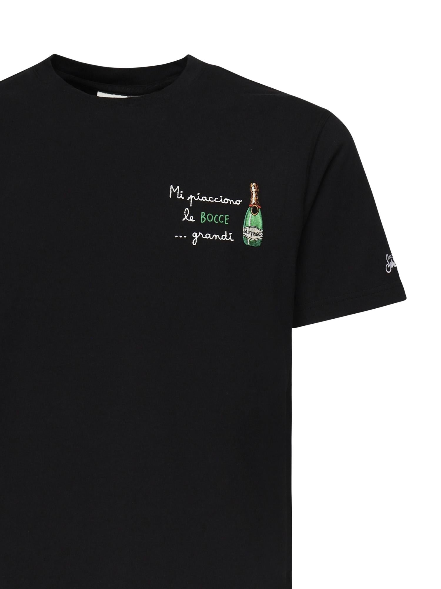 T-shirt Portofino con ricamo POT0001 00052H MC2 SAINT BARTH 