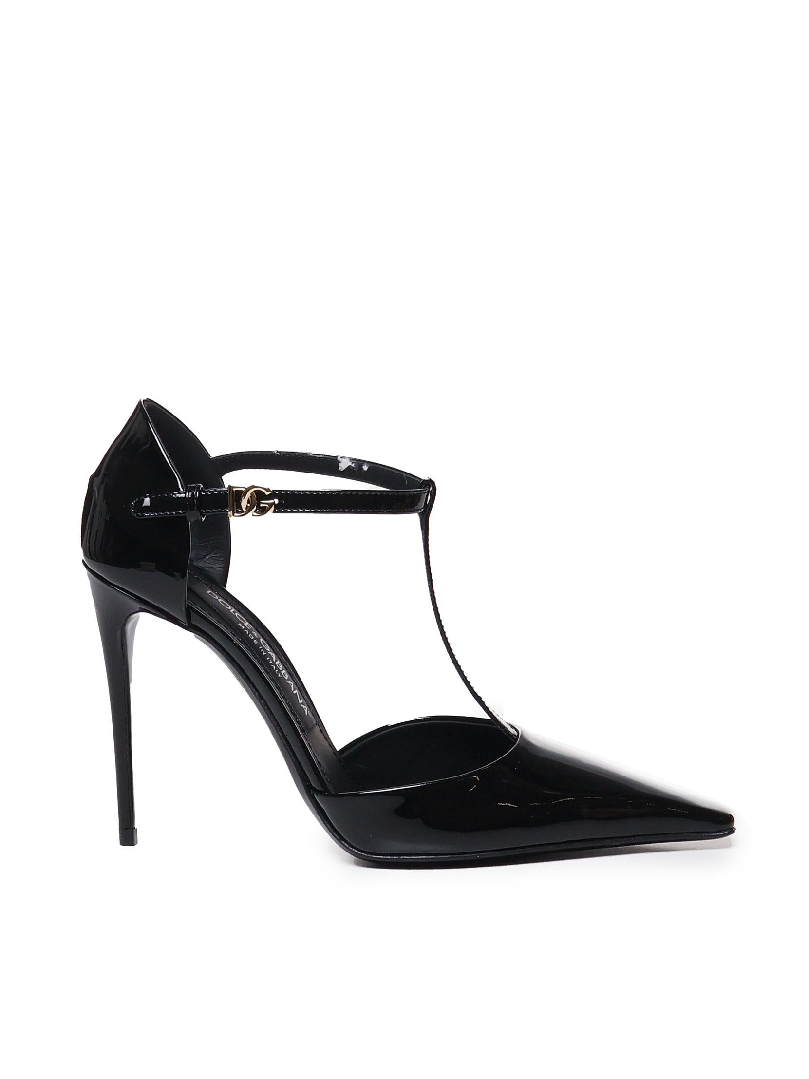 T-bar Mun in vernice CD1883 A147180999 DOLCE & GABBANA 