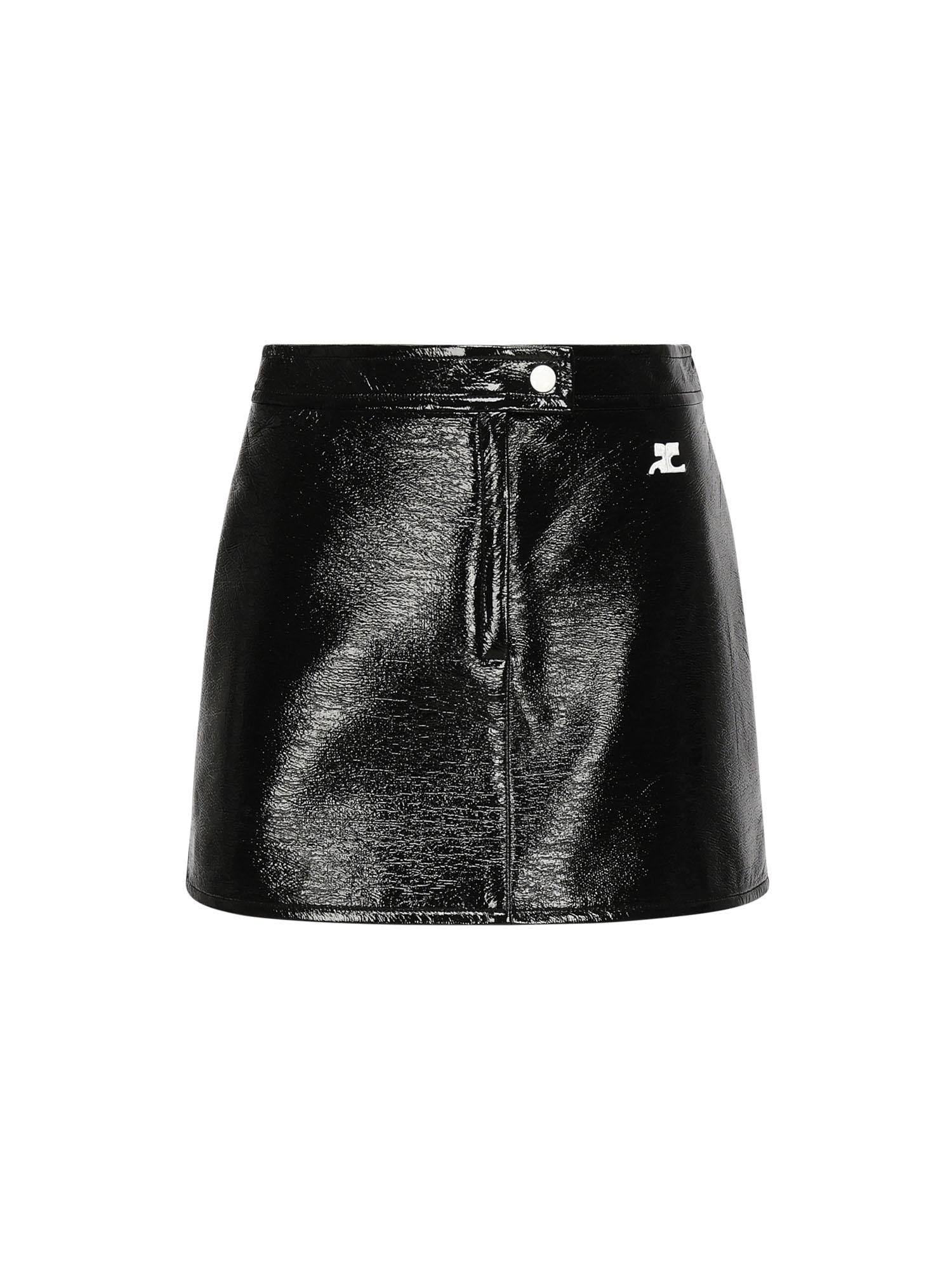 Minigonna in vinile reedition PERCJU001VY0014 9999 COURREGES 