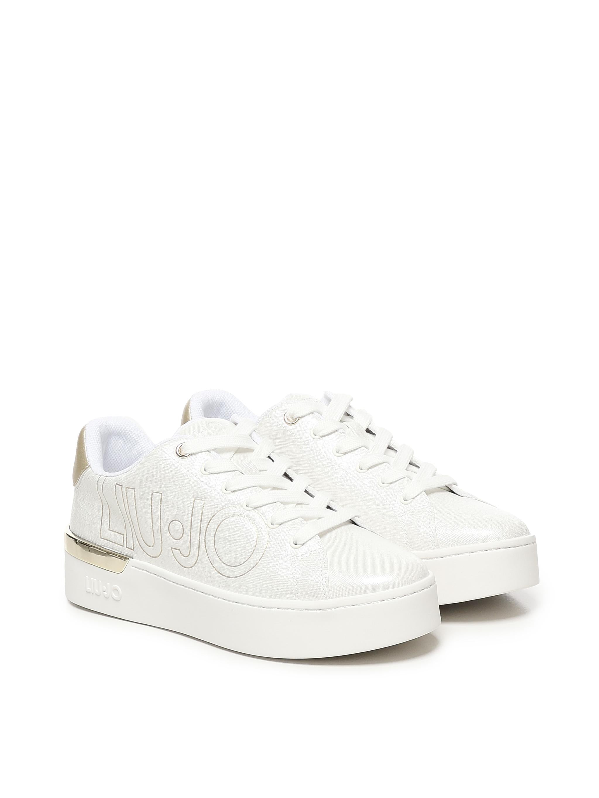 Sneaker Saffiano con logo 4A5703EX09901111  LIU JO 