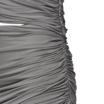 Abito midi cut-out asimmetrico AA9R1330J050B 859 ALAIA 