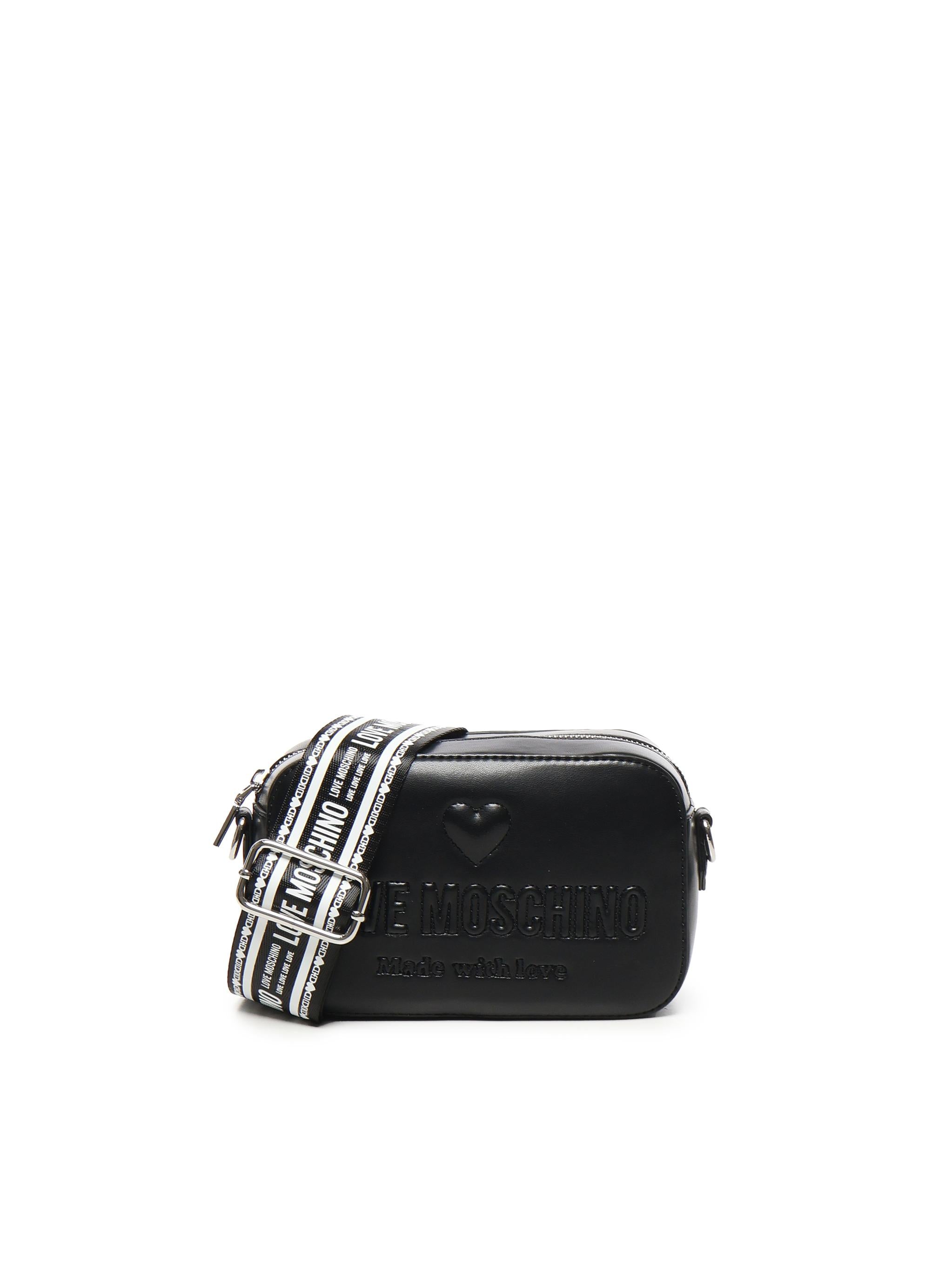 Borsa a tracolla con logo JC4220PP0MKF0 00B LOVE MOSCHINO 