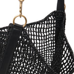 Borsa Oxalis in rafia macramè 773984 GAAEA1000 SAINT LAURENT 