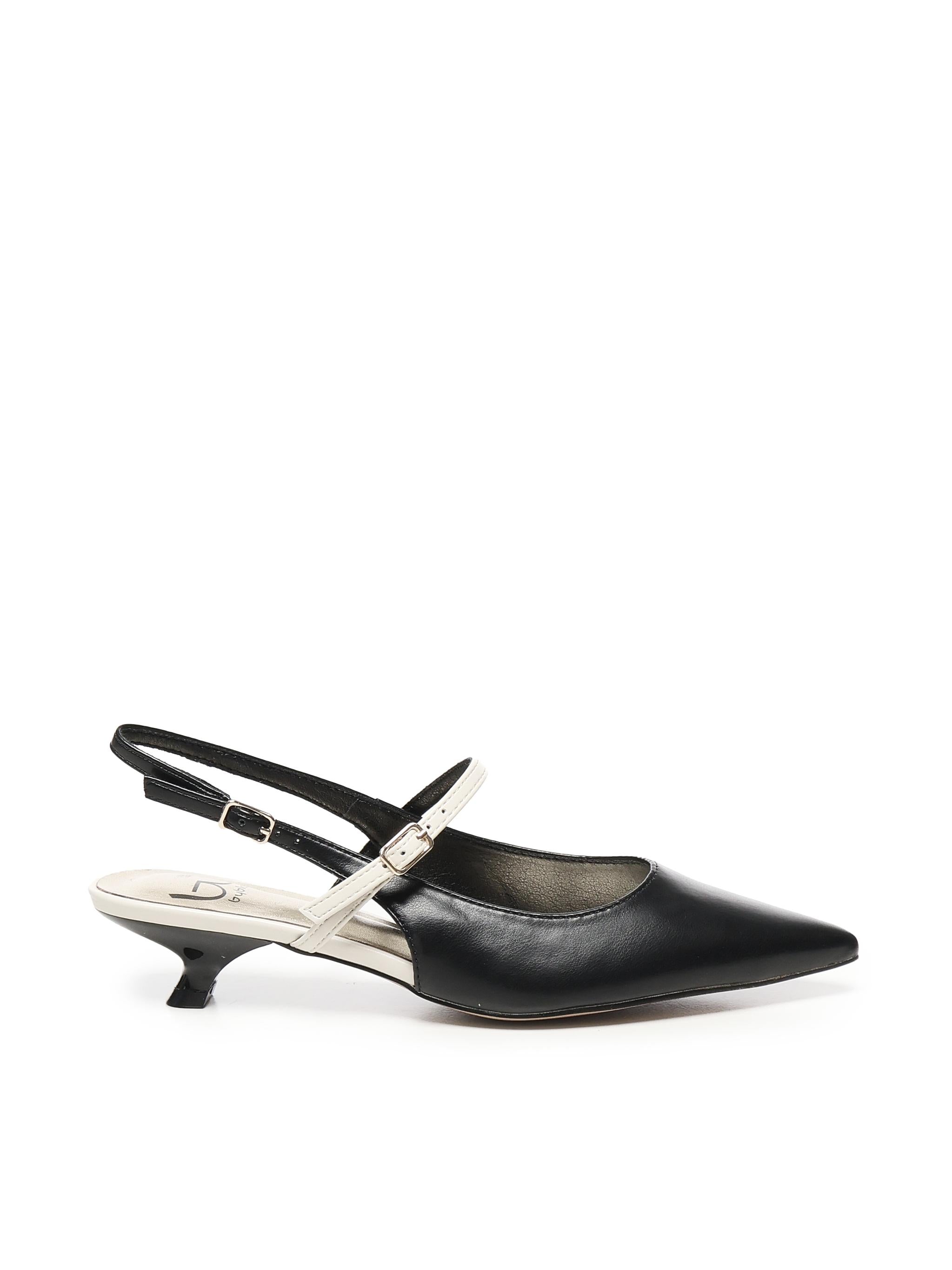 Slingback Talitha BYSC8WV01 NERO/OFF WHITE BY BYBLOS 