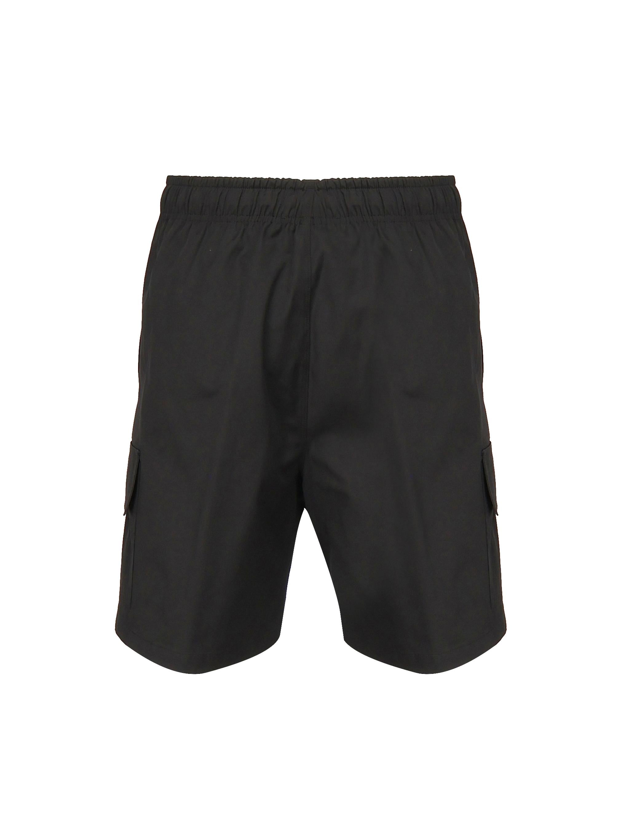 Shorts Cargo in misto lino e cotone MASTYF -NERO GIULIANO GALIANO 