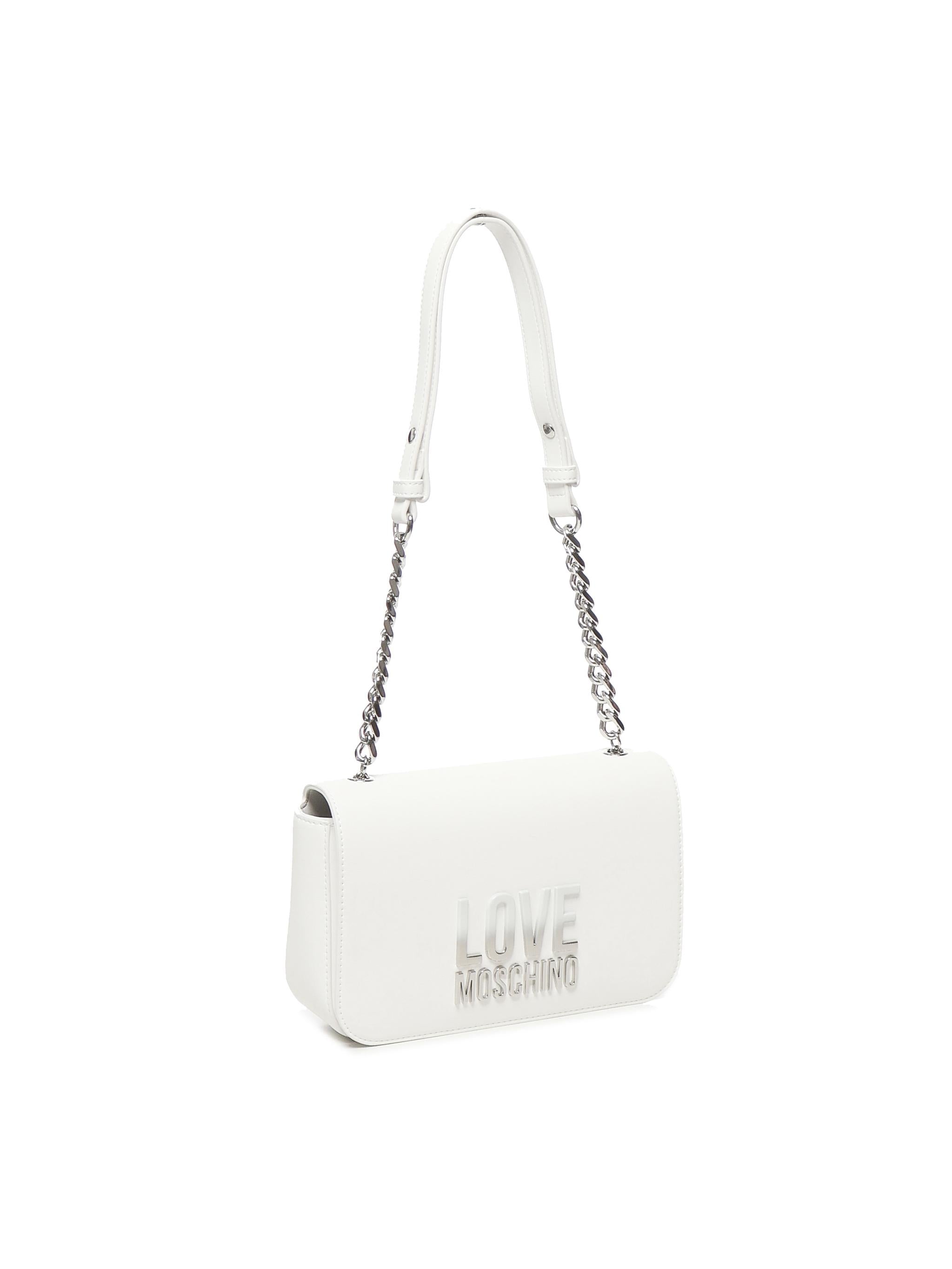 Borsa a spalla con logo degradé JC4254PP0MKD0 100 LOVE MOSCHINO 