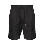 Shorts Cargo in misto lino e cotone MASTYF -NERO GIULIANO GALIANO 