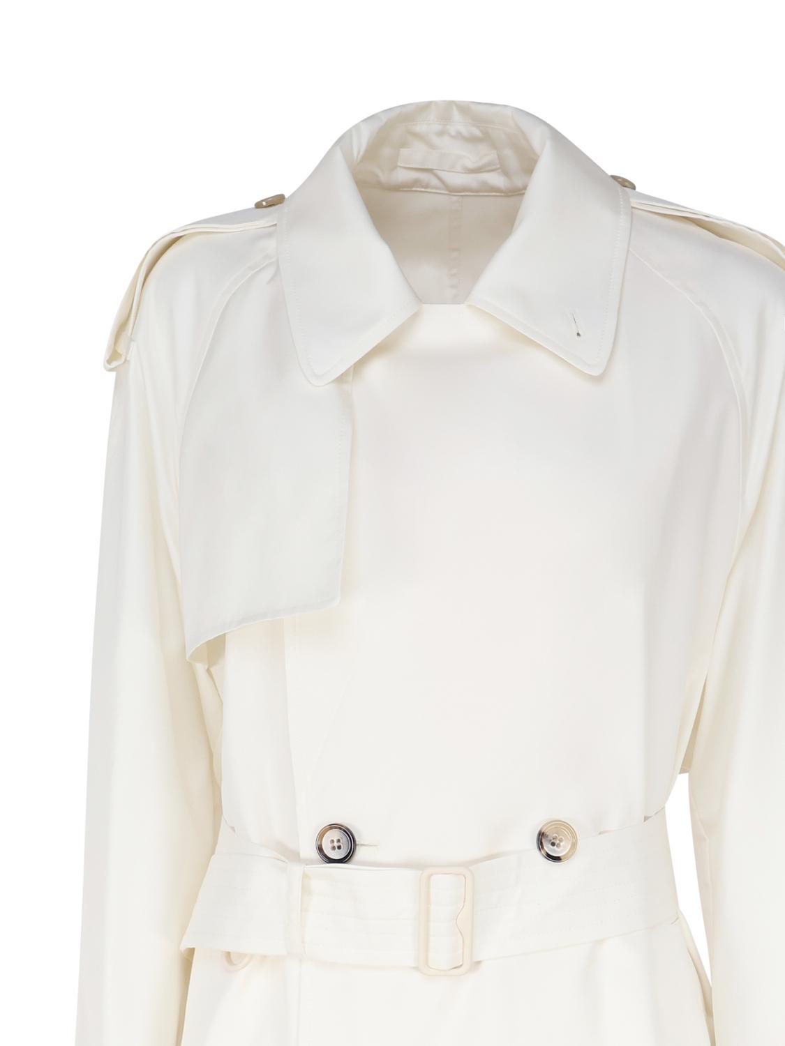 Trench lungo in pura seta 8086313 .B9352 BURBERRY 