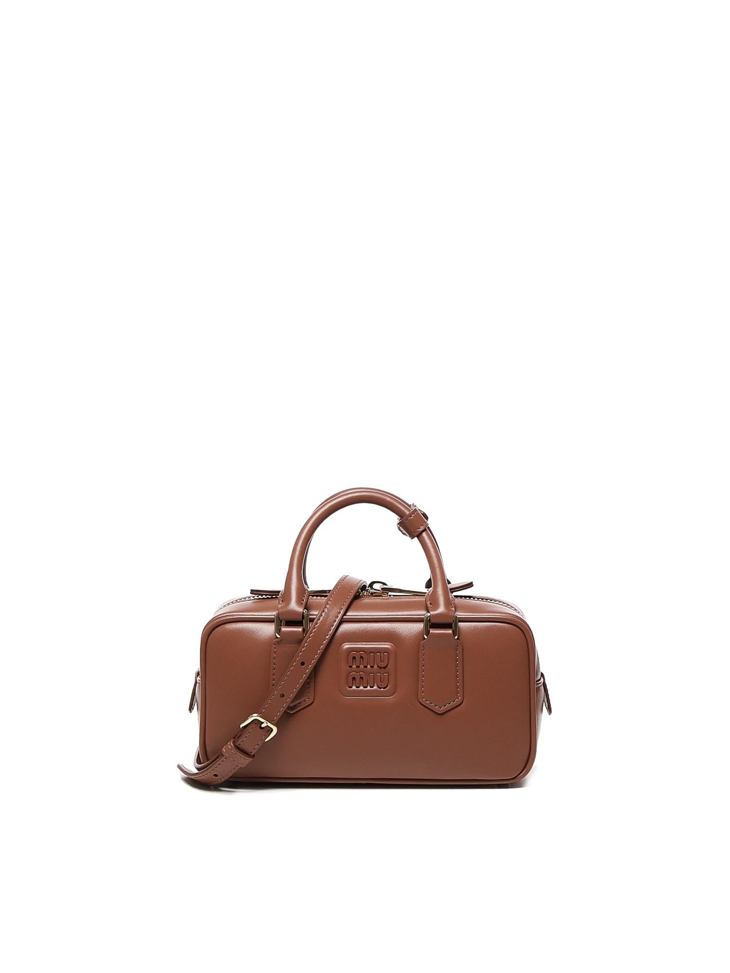 Mini borsa Arcadie in pelle 5BB142 ACR3F0033 MIU MIU 