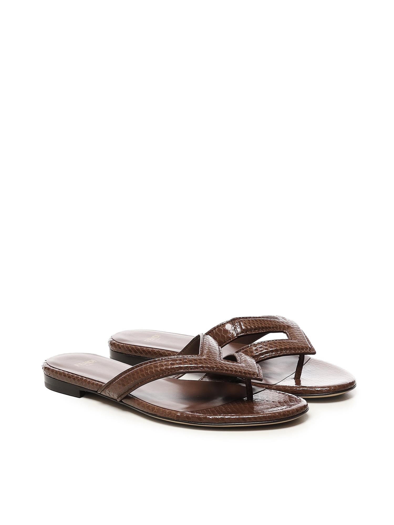 Infradito flatform Fendi Fling 8Y8712 AUEEF1T31 FENDI 