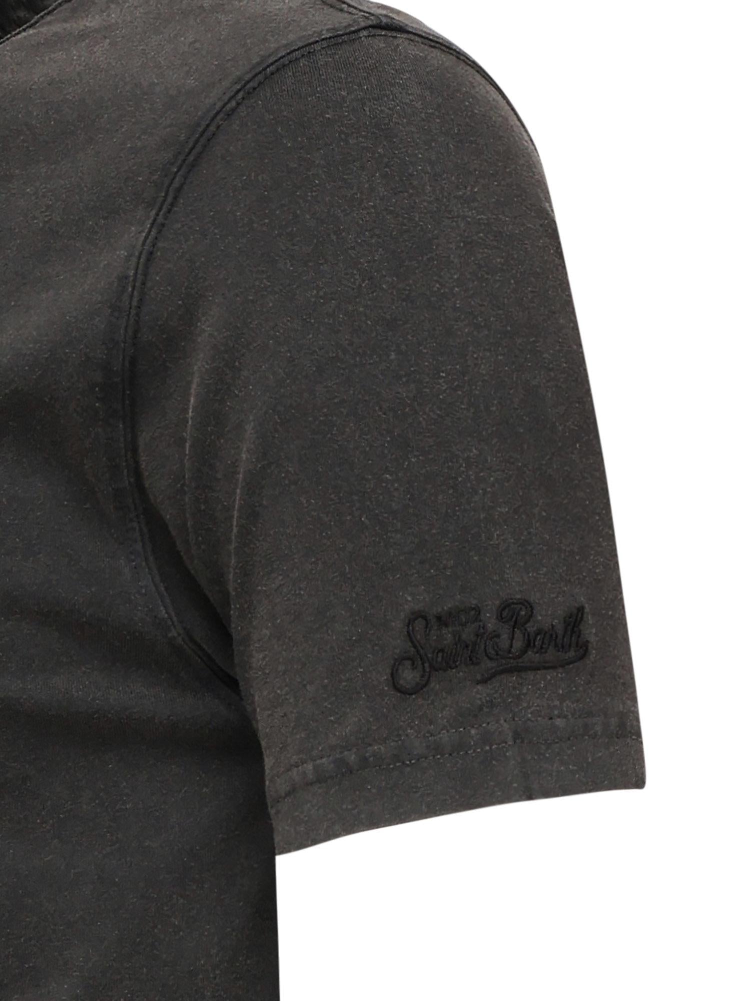 T-shirt Dover con logo<BR/> DOV0009 00045H MC2 SAINT BARTH 