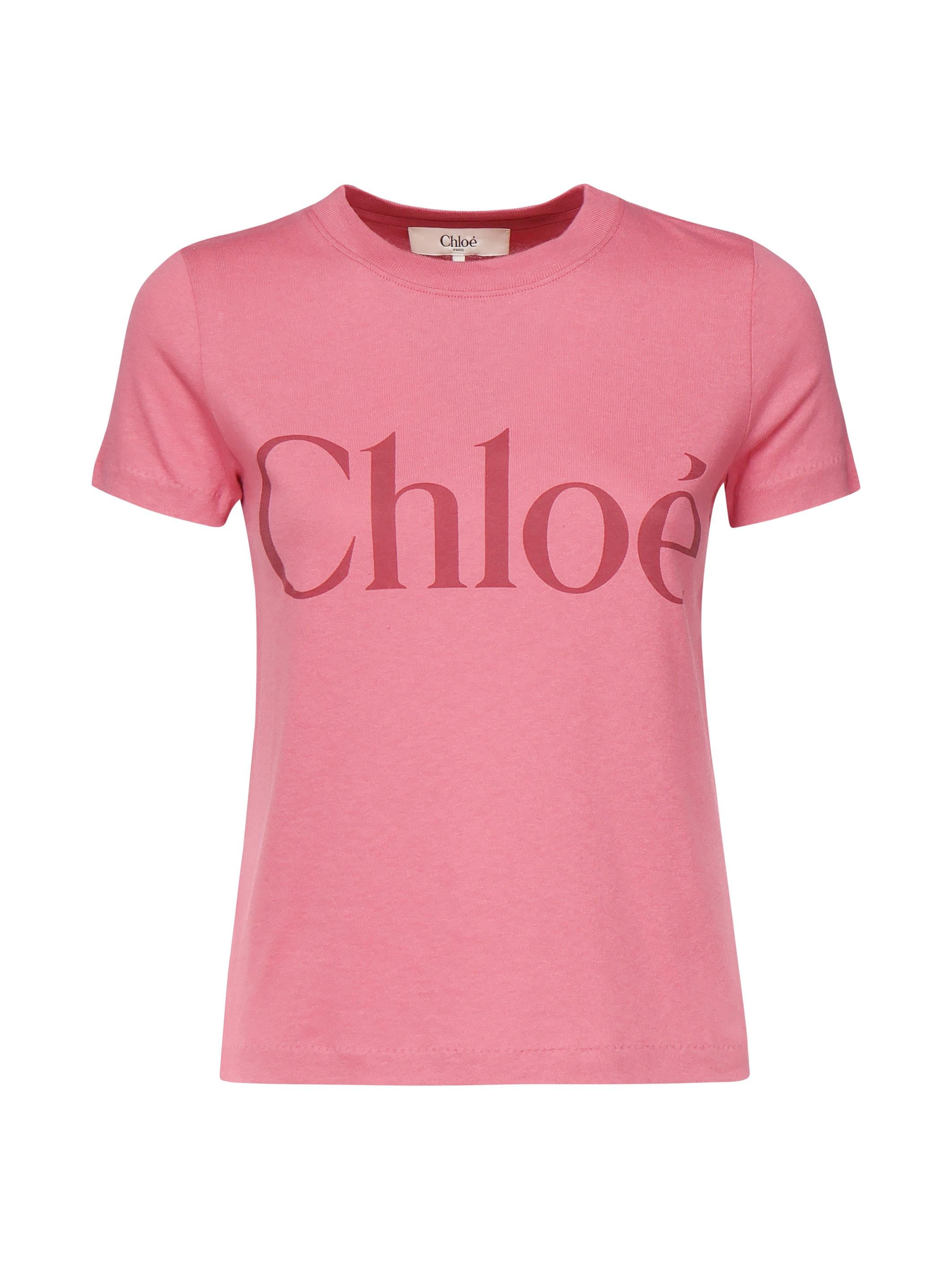 T-shirt con logo CHC25SJH081926N8 6N8 CHLOÉ 