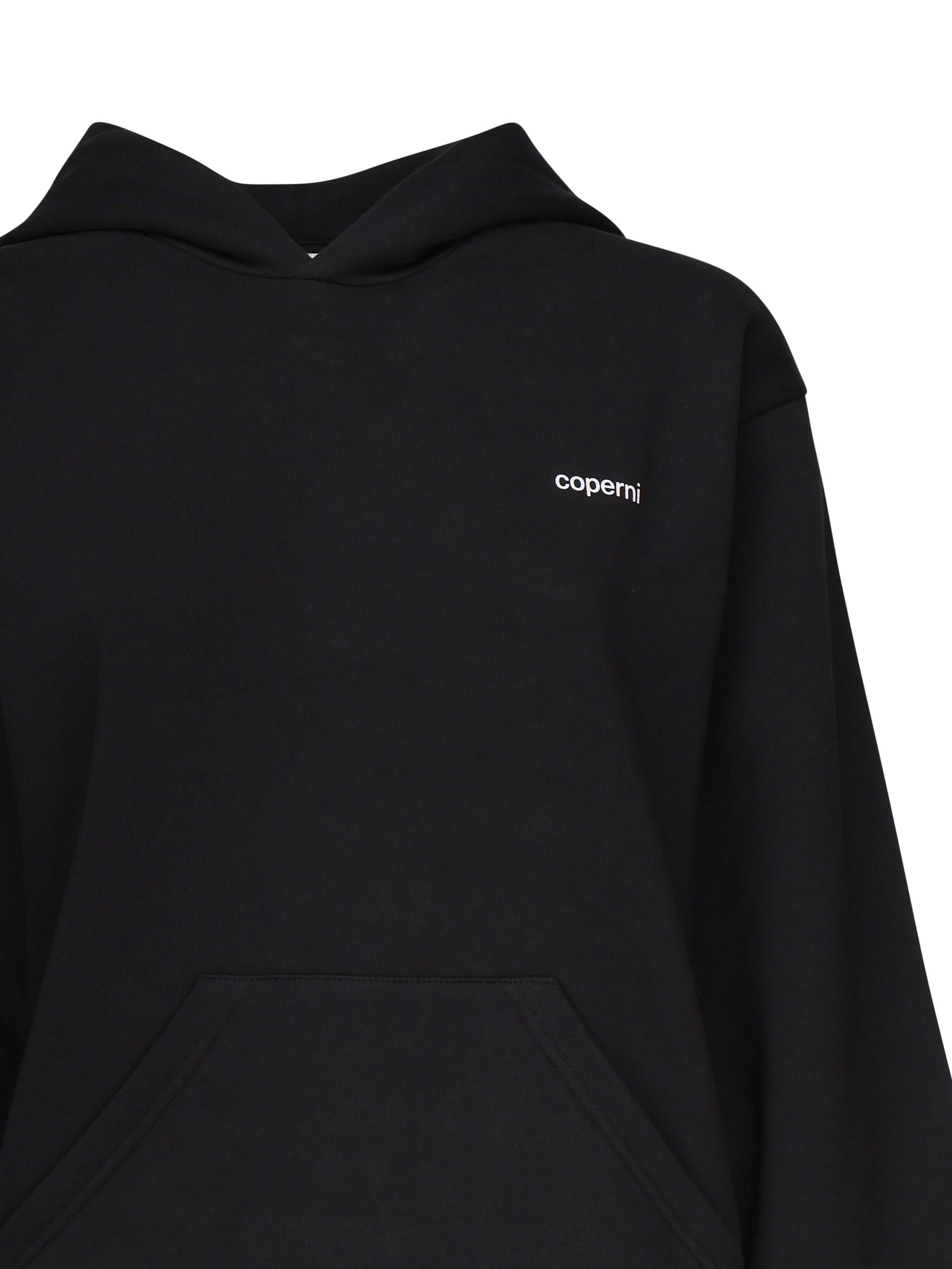 Hoodie in misto cotone COPJS15523 BLACK COPERNI 
