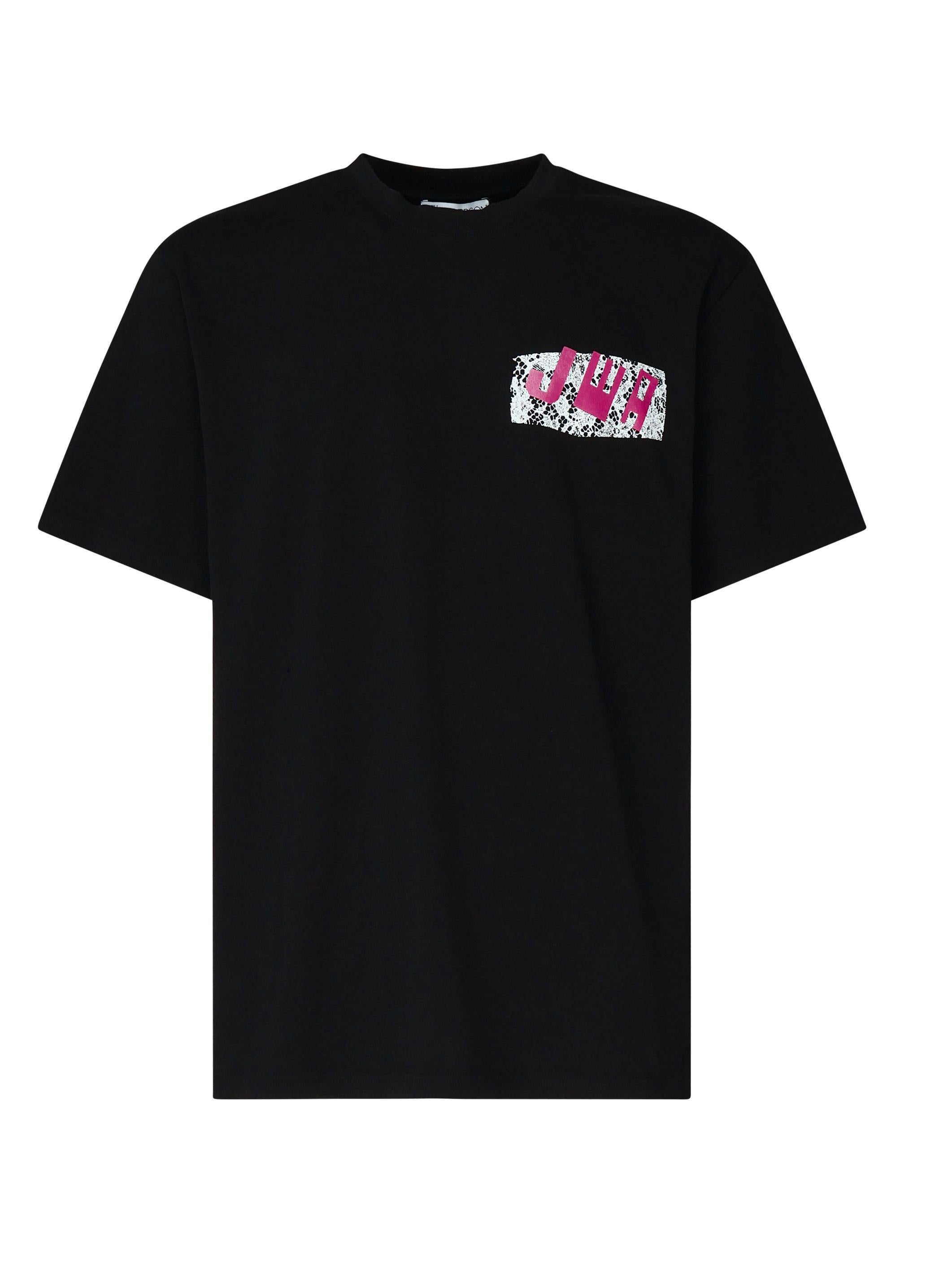 T-shirt con logo JWA effetto pizzo JT0272 PG1551999 JW ANDERSON 