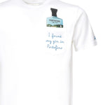 T-shirt Austin con ricamo e stampa AUS0001 05648H MC2 SAINT BARTH 