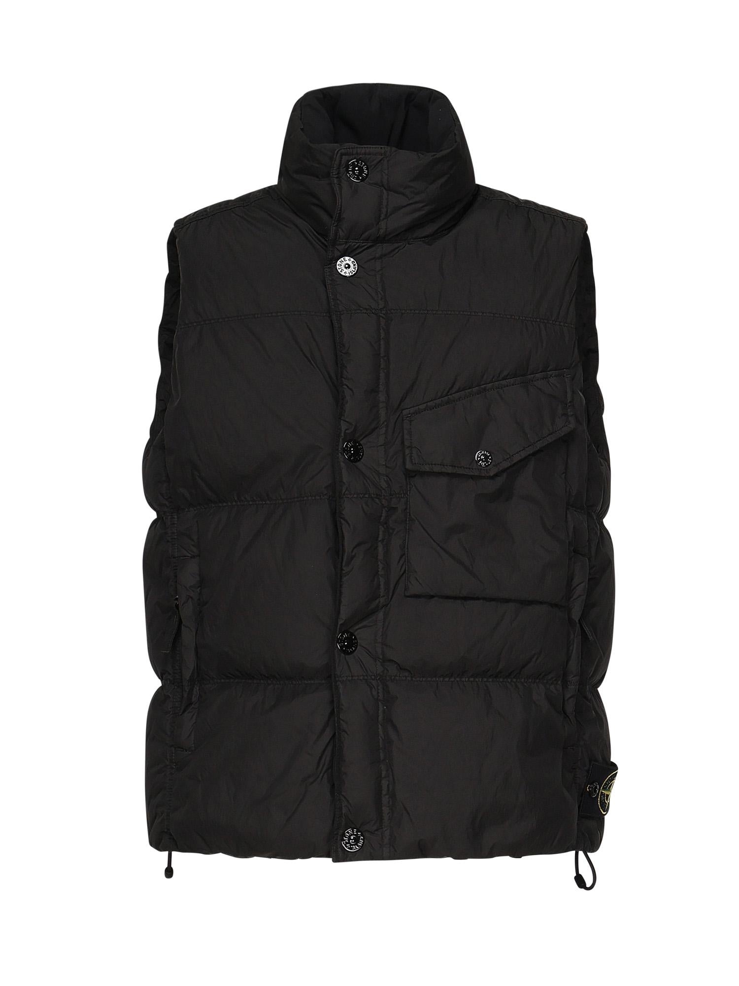 Gilet crinkle reps<BR/> K2S15G100003 S0A23V0029 STONE ISLAND 