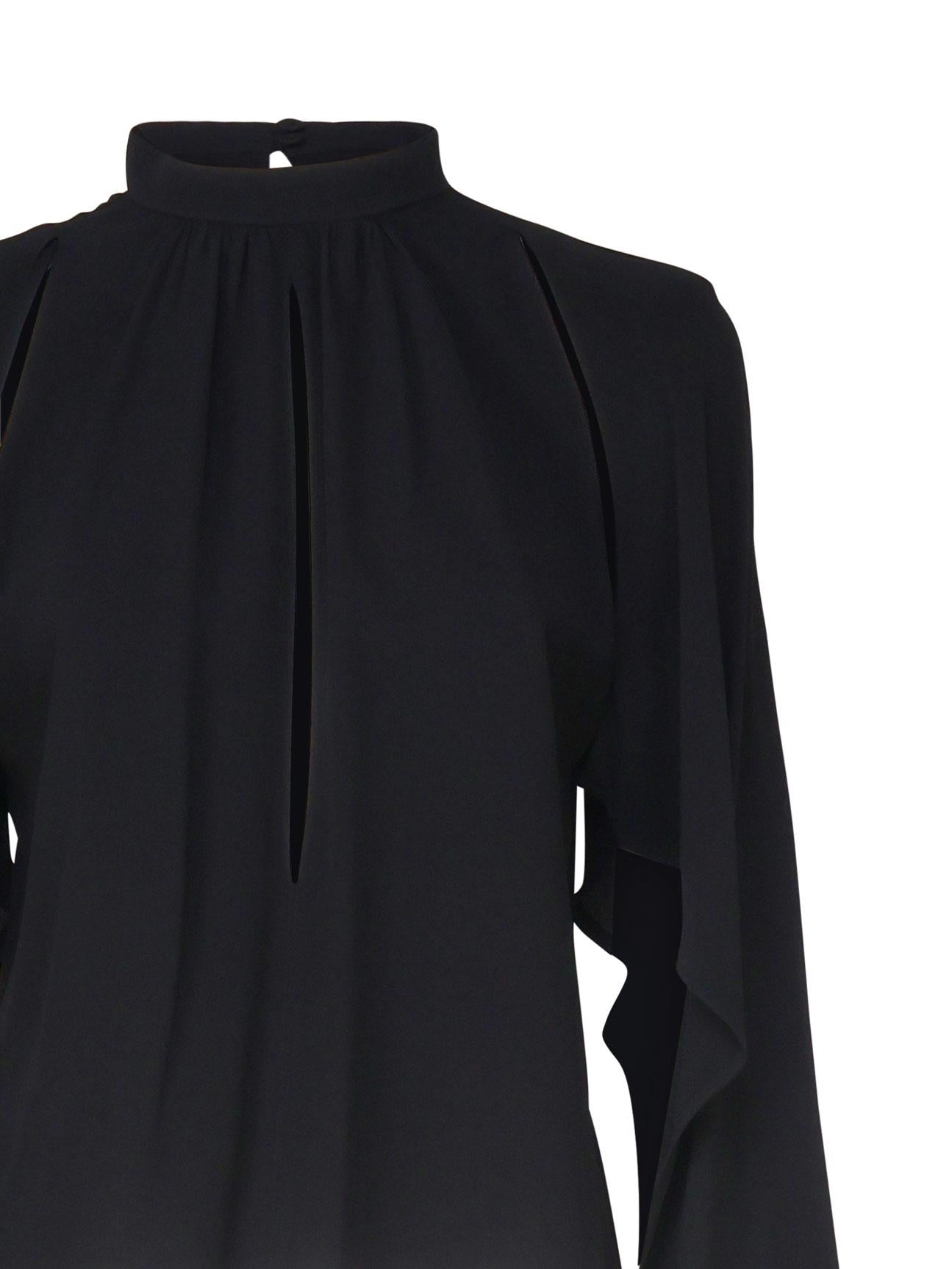 Blusa fluida in misto seta 103905 A207Z99 PINKO 