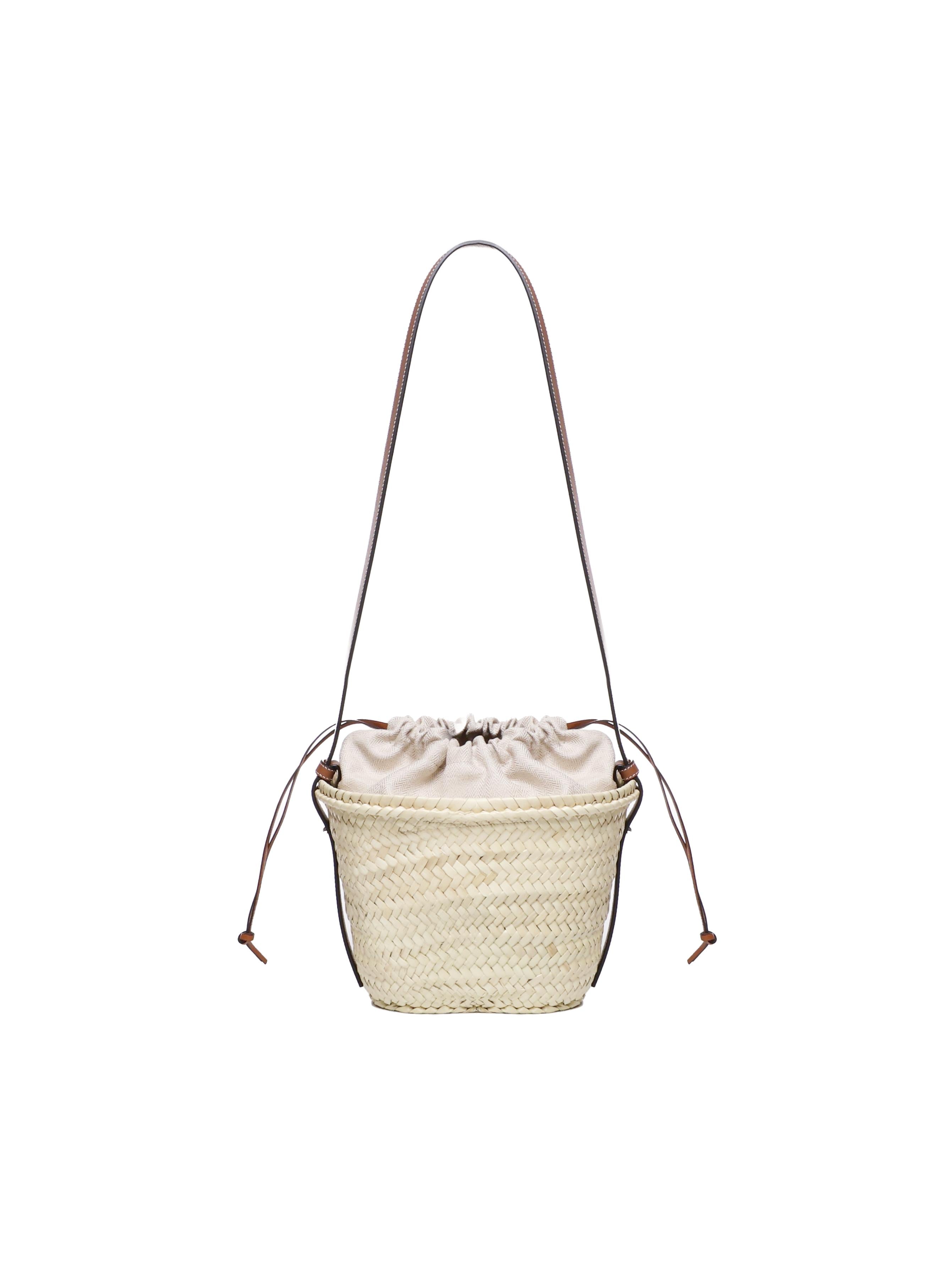 Borsa a secchiello intrecciata A223222X01 2435 LOEWE 