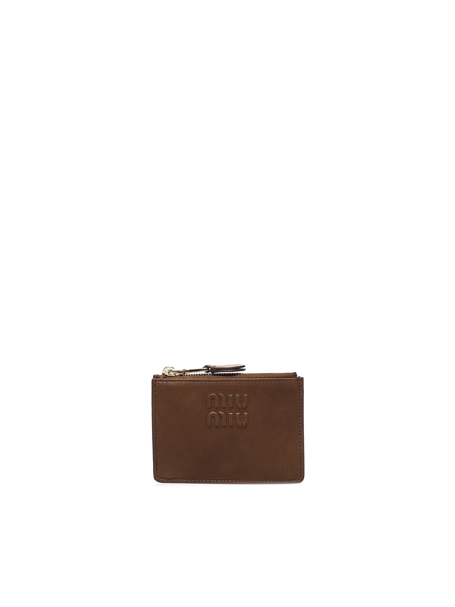 Portacarte in nappa 5MC93M AEFXF0316 MIU MIU 