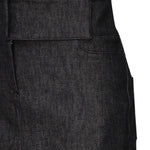 Minigonna in denim con cintura 225DJU271DE0035 9011 COURREGES 