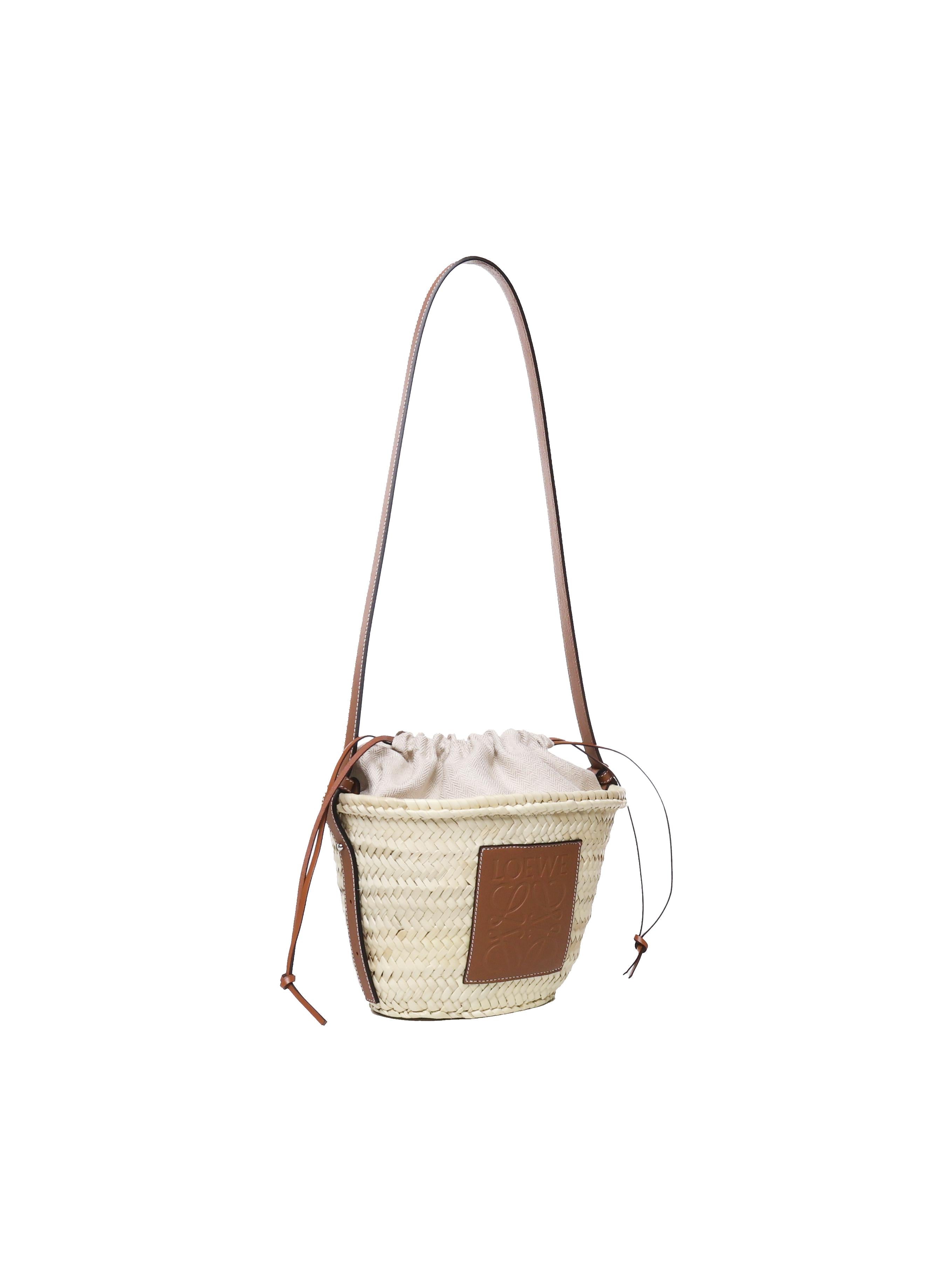 Borsa a secchiello intrecciata A223222X01 2435 LOEWE 