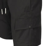 Shorts Cargo in misto lino e cotone MASTYF -NERO GIULIANO GALIANO 
