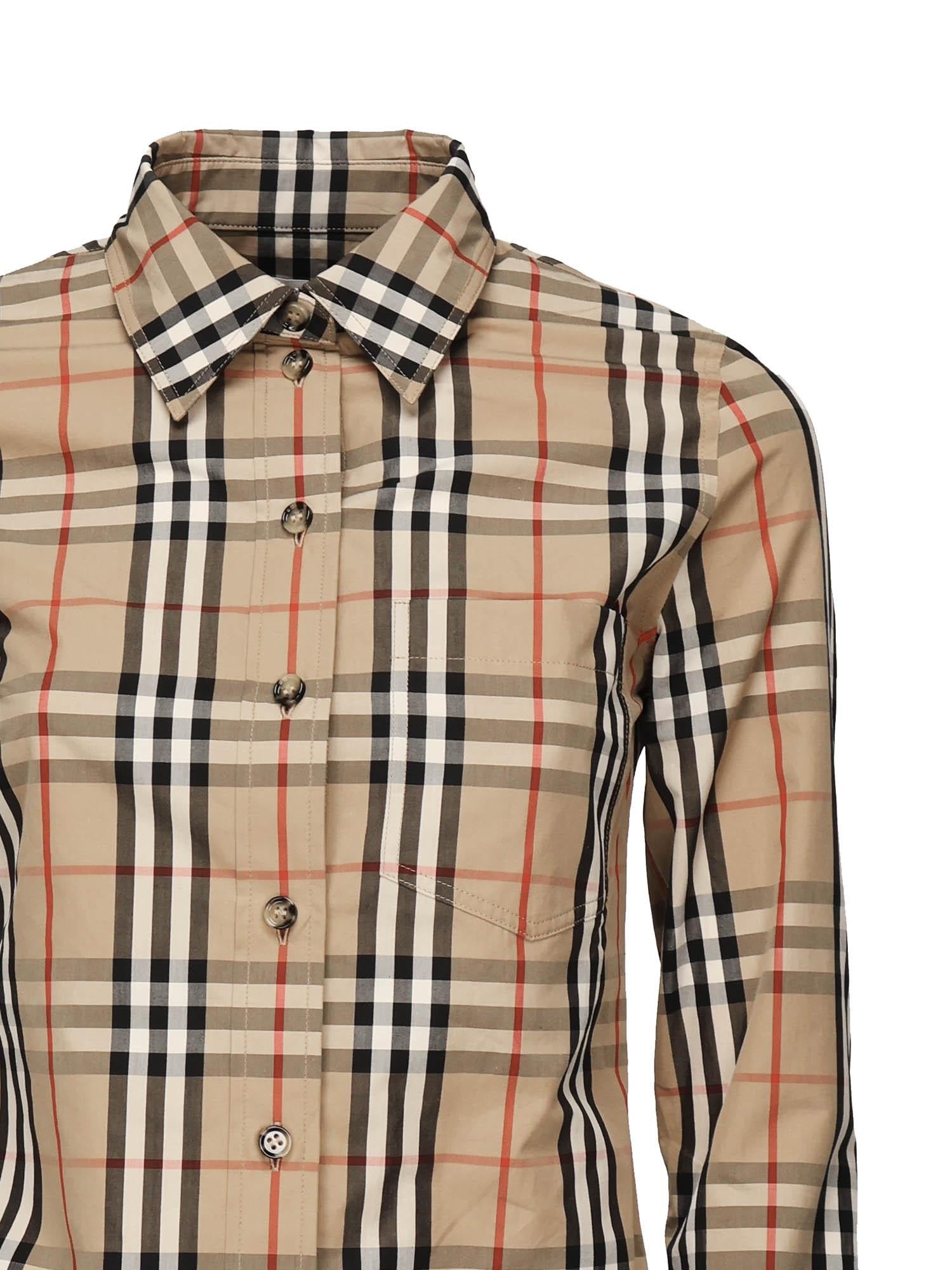 Camicia Check 8111847 A7028 BURBERRY 