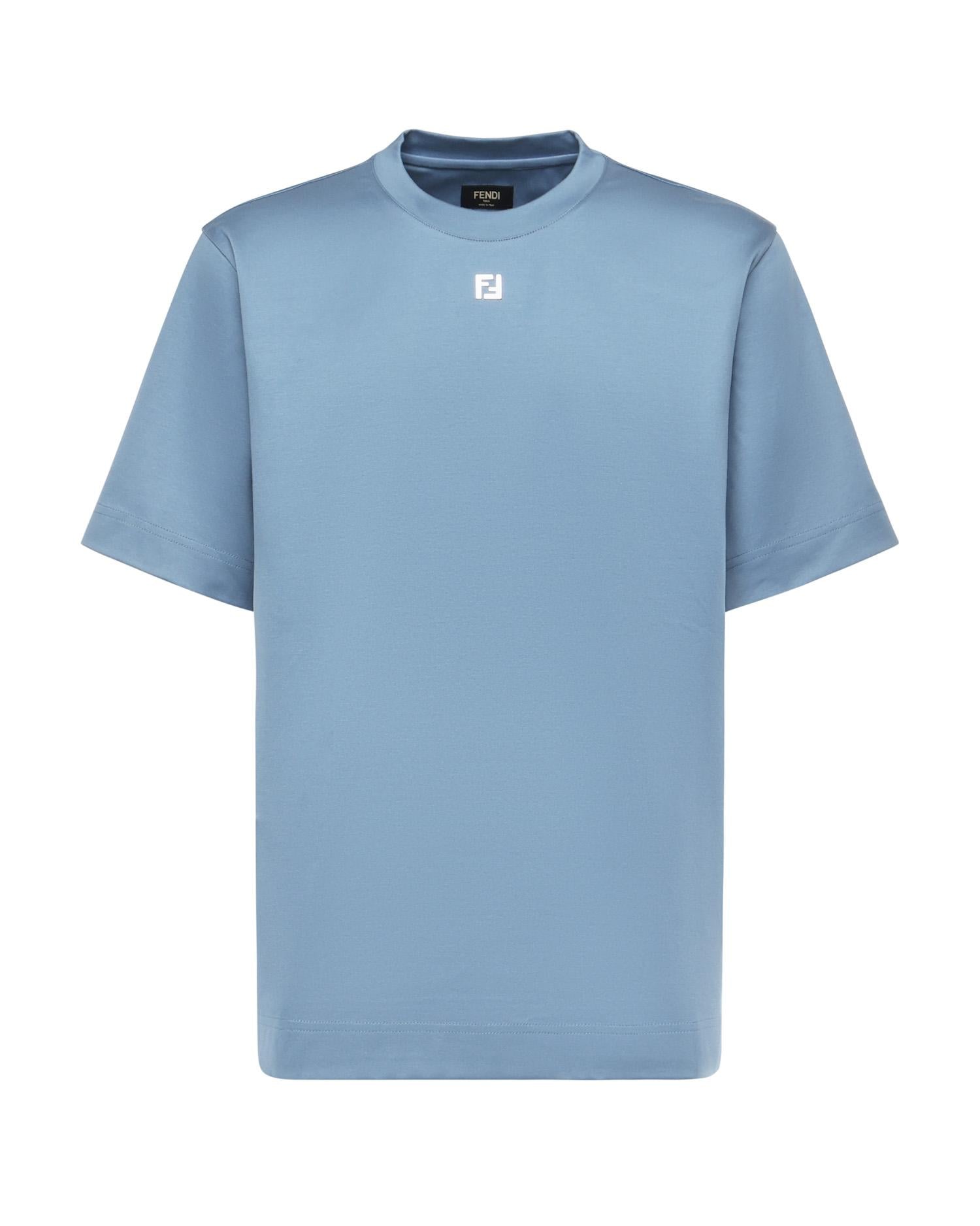 T-shirt in cotone con logo FY0936 ARYYF0U6K FENDI 