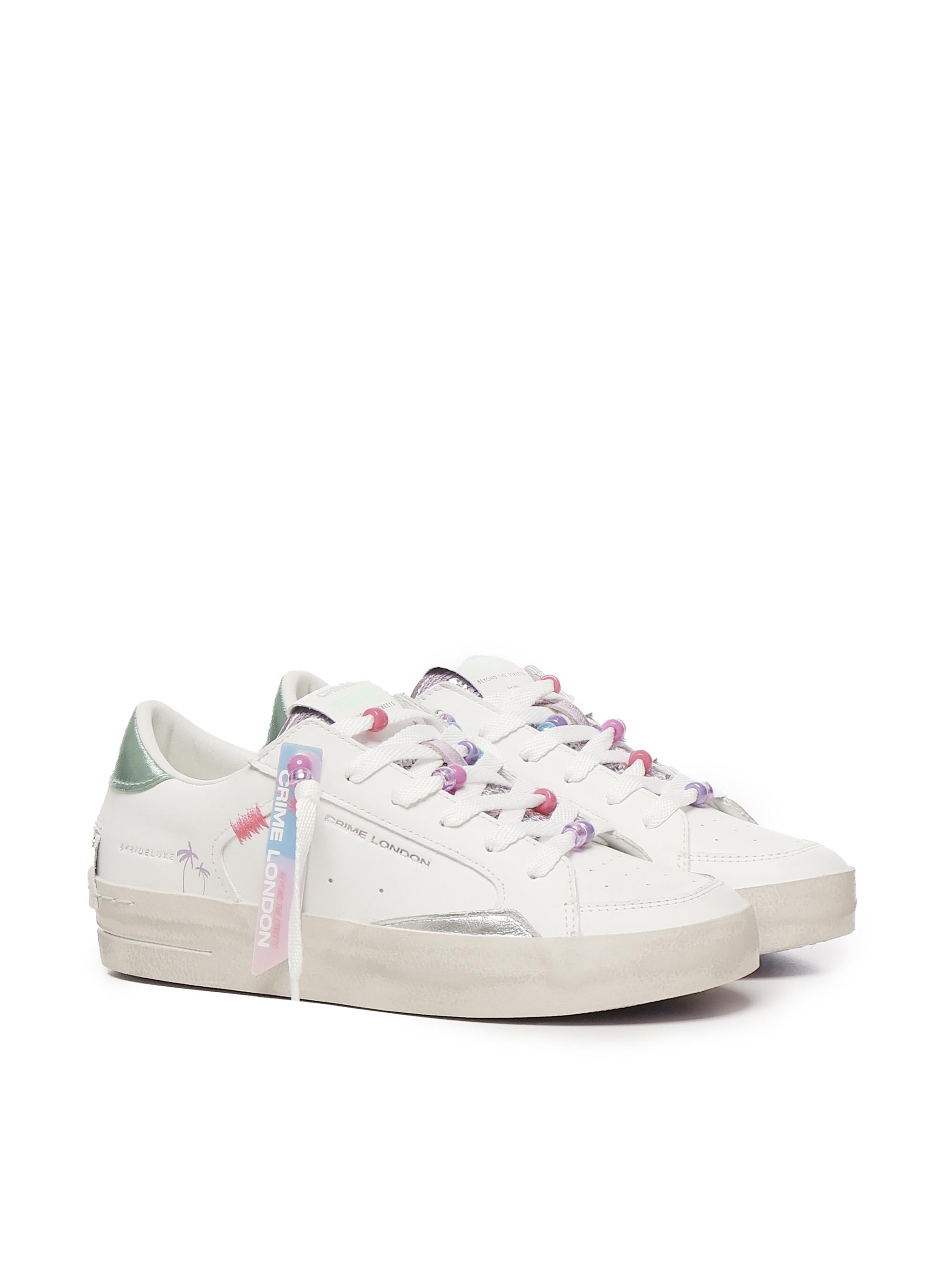 Sneakers SK8 Deluxe 20100PP7 WHITE CRIME LONDON 