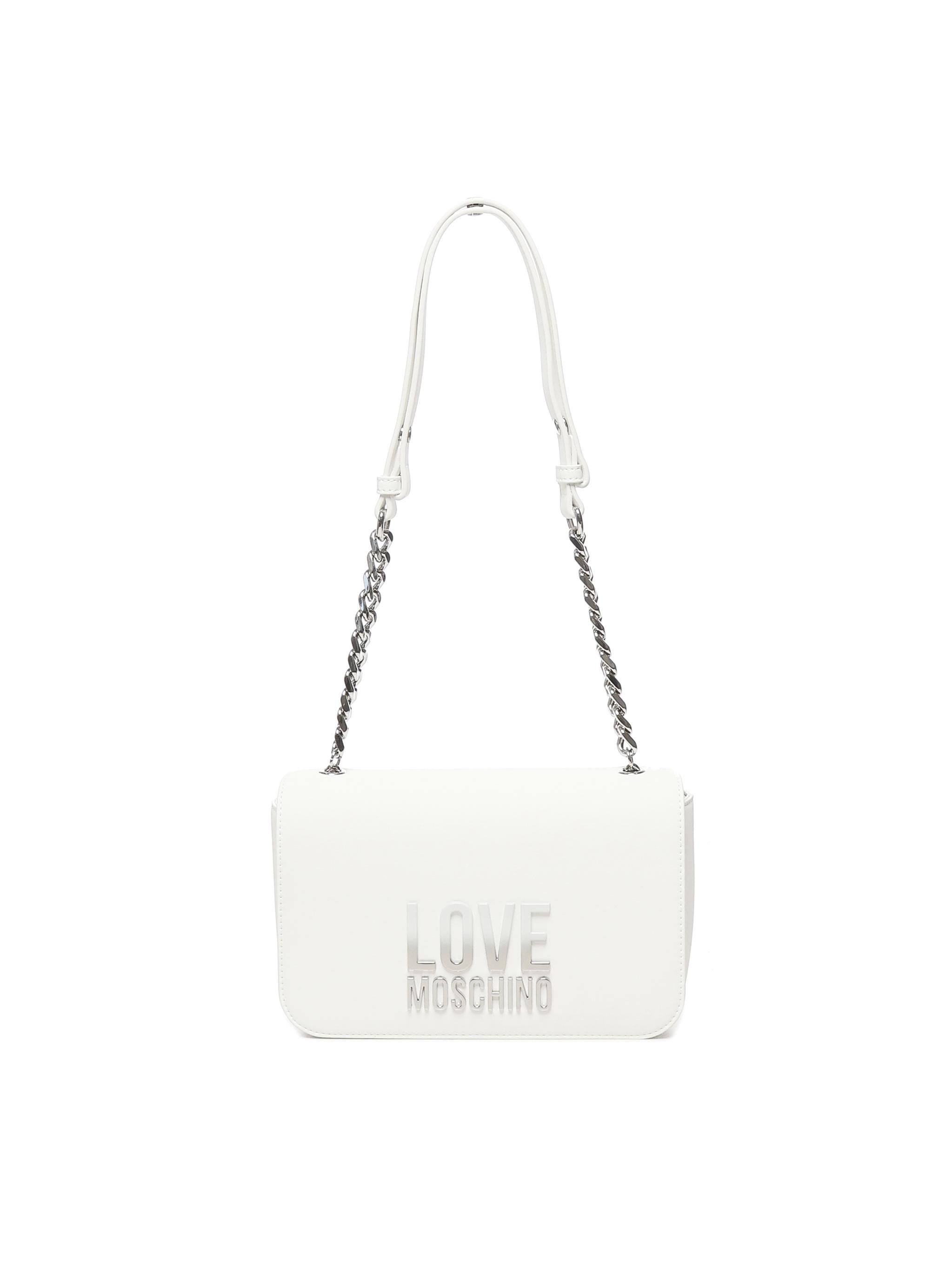 Borsa a spalla con logo degradé JC4254PP0MKD0 100 LOVE MOSCHINO 