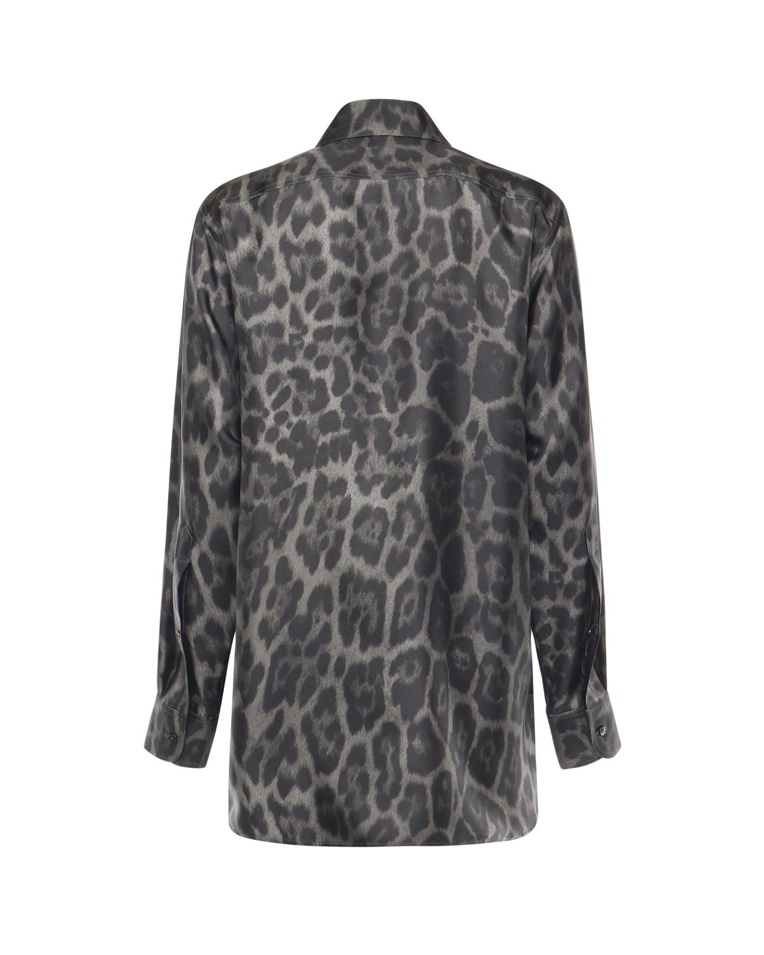 Camicia con stampa leopardo 620164 3GS2251230 STELLA McCARTNEY 