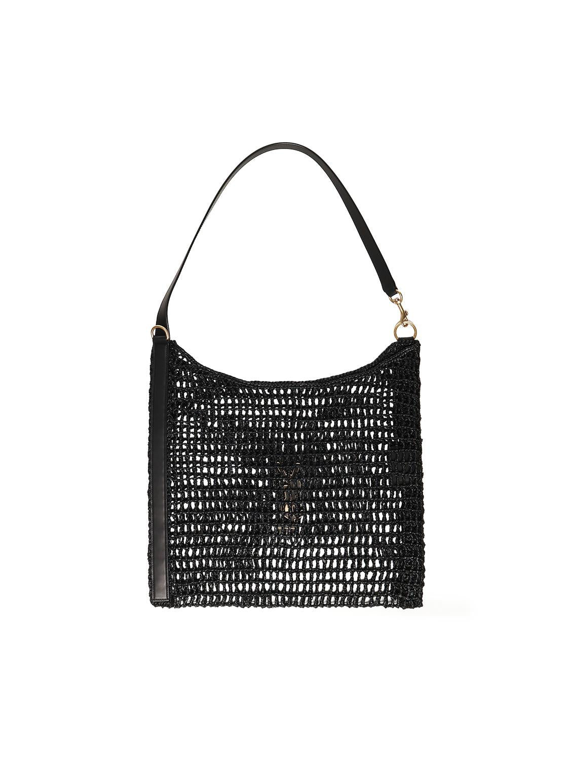 Borsa Oxalis in rafia macramè 773984 GAAEA1000 SAINT LAURENT 