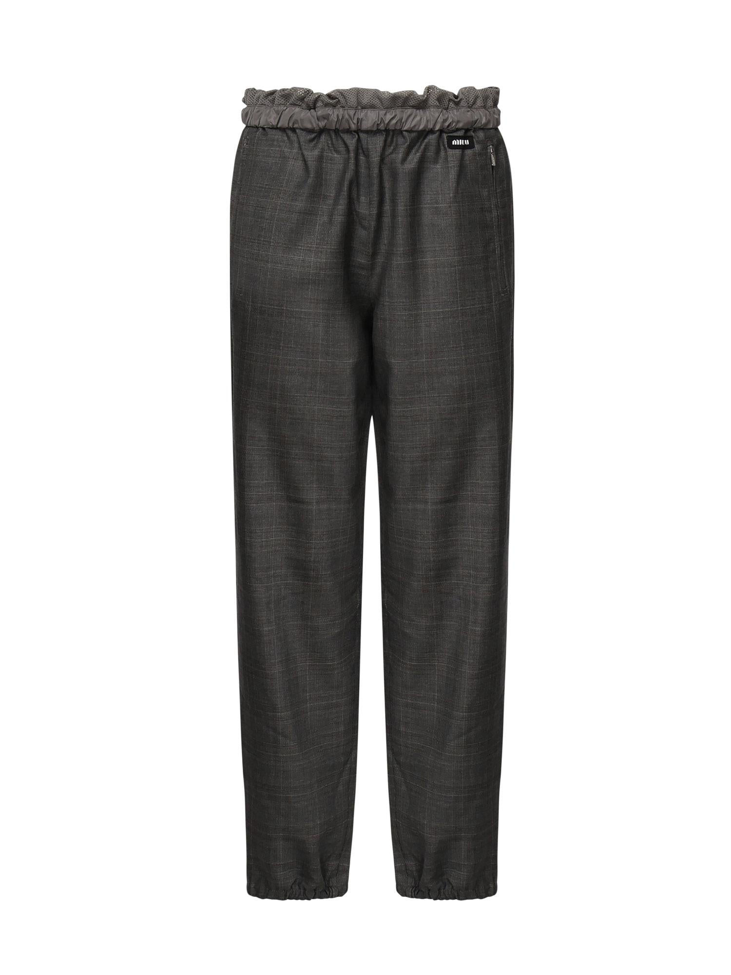 Pantaloni in galles<BR/> MP1874 175YF0480 MIU MIU 